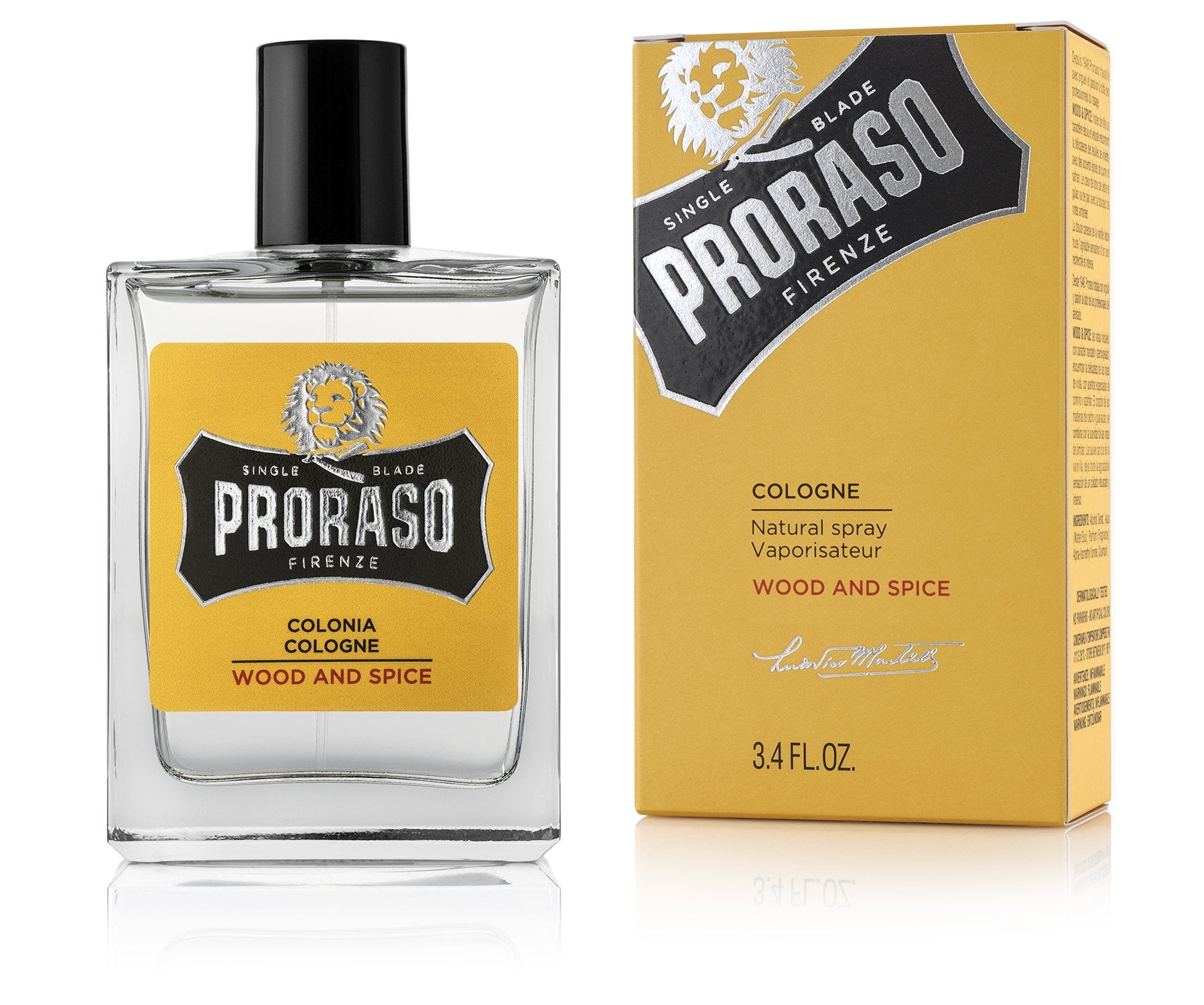Proraso Wood and Spice Cologne 100ml