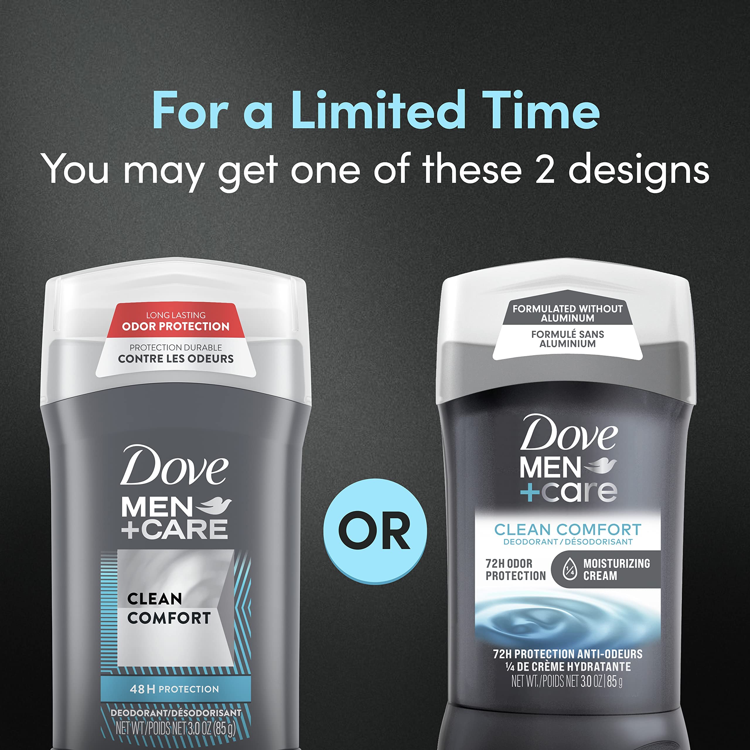 Dove Men +Care Deodorant-Clean Comfort Roll On - 3 Oz.