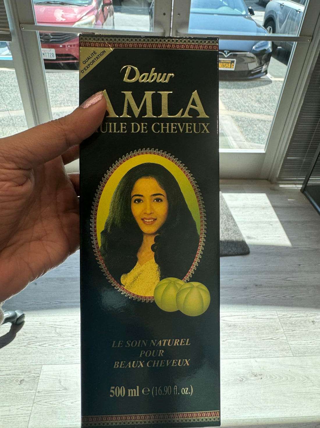 Dabur Amla Hair Oil – Nourishing Herbal Oil for Stronger, Thicker & Shinier Hair – Enriched with Amla Extracts to Reduce Fall, Strengthen Roots & Promote Healthy Growth – 500ml