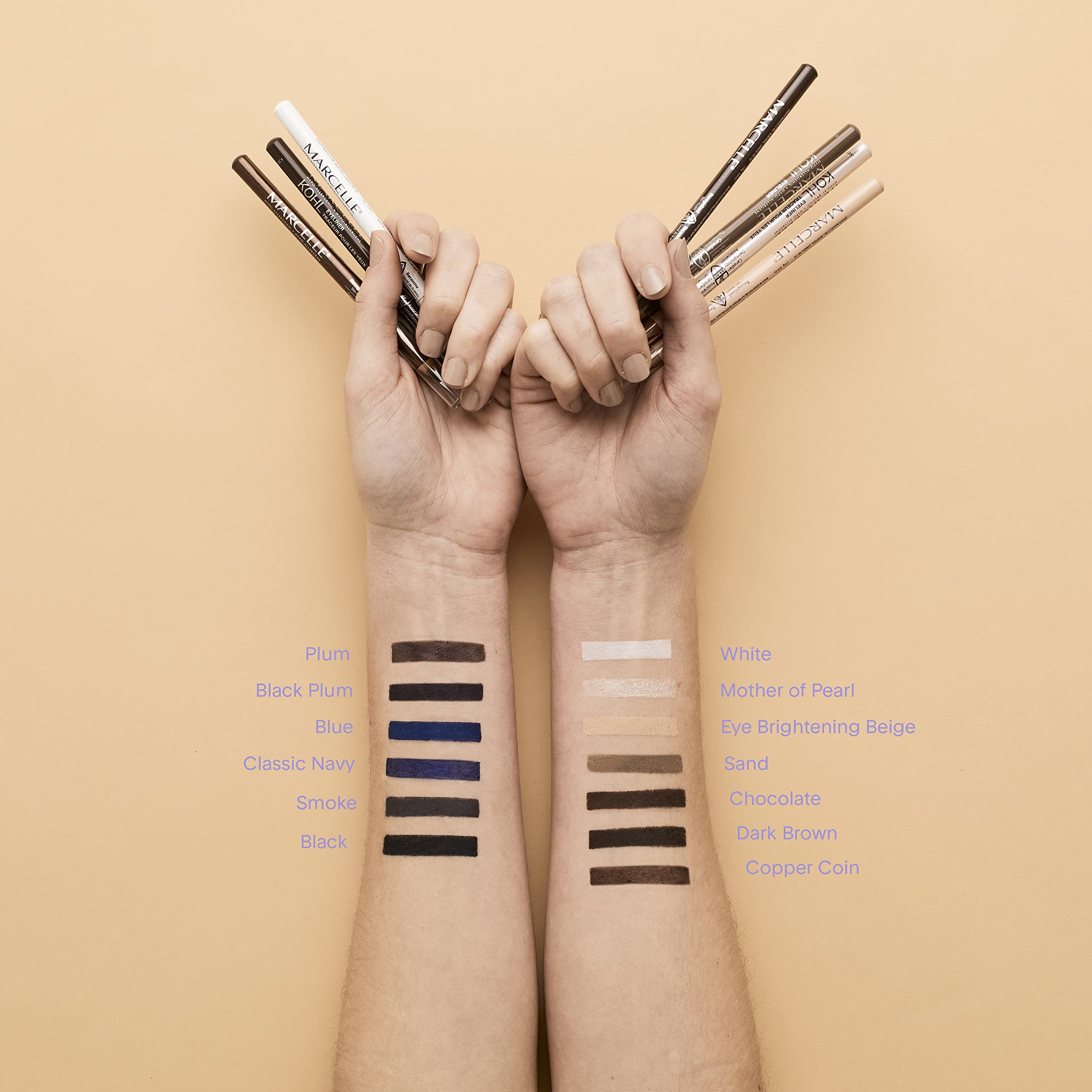 Marcelle Kohl Eyeliner, Smoke, Hypoallergenic and Fragrance-Free, 0.04 oz