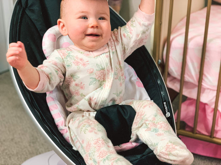 Infant Insert Compatible with 4Moms Mamaroo & Rockaroo – Car Seat Insert 2 Pack – Reversible Infant Car Seat Insert – Rockaroo & Mamaroo Newborn Insert – Soft Plush Minky Car Seat Head Support Insert