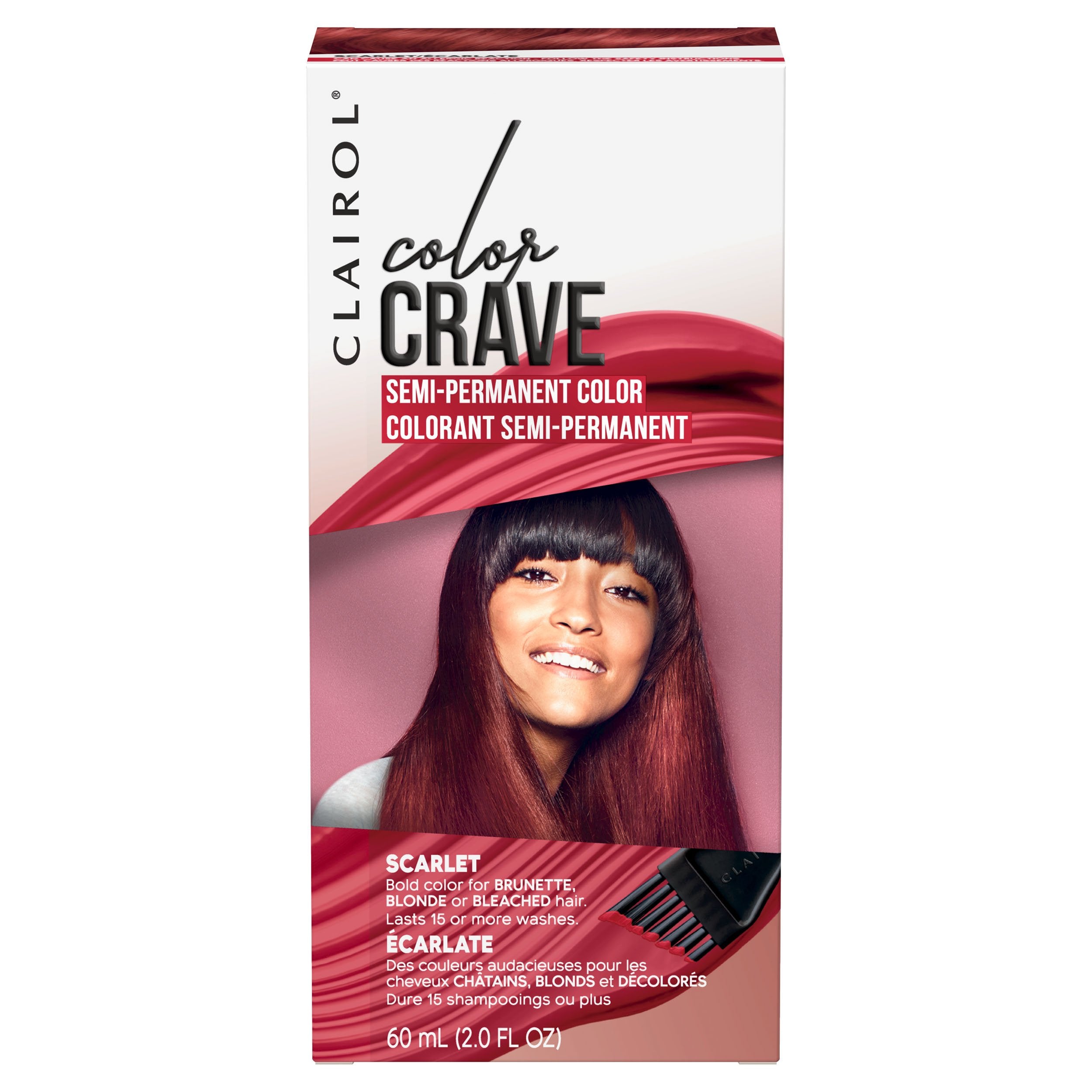 Clairol Crave Semi-permanent Hair Color, Scarlet