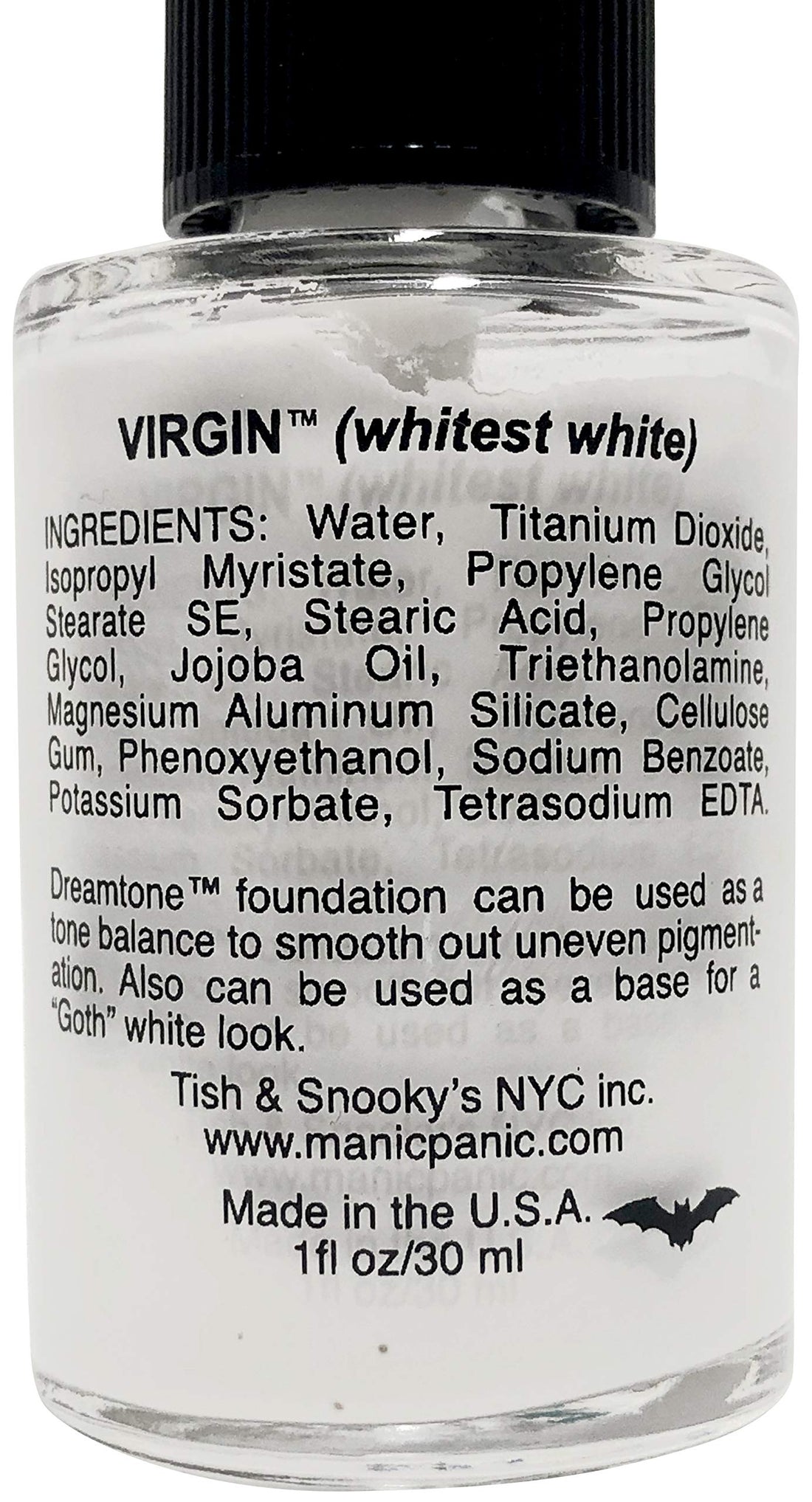 Manic Panic Virgin Dreamtone Gothic Foundation Vampire White (1 fl oz)