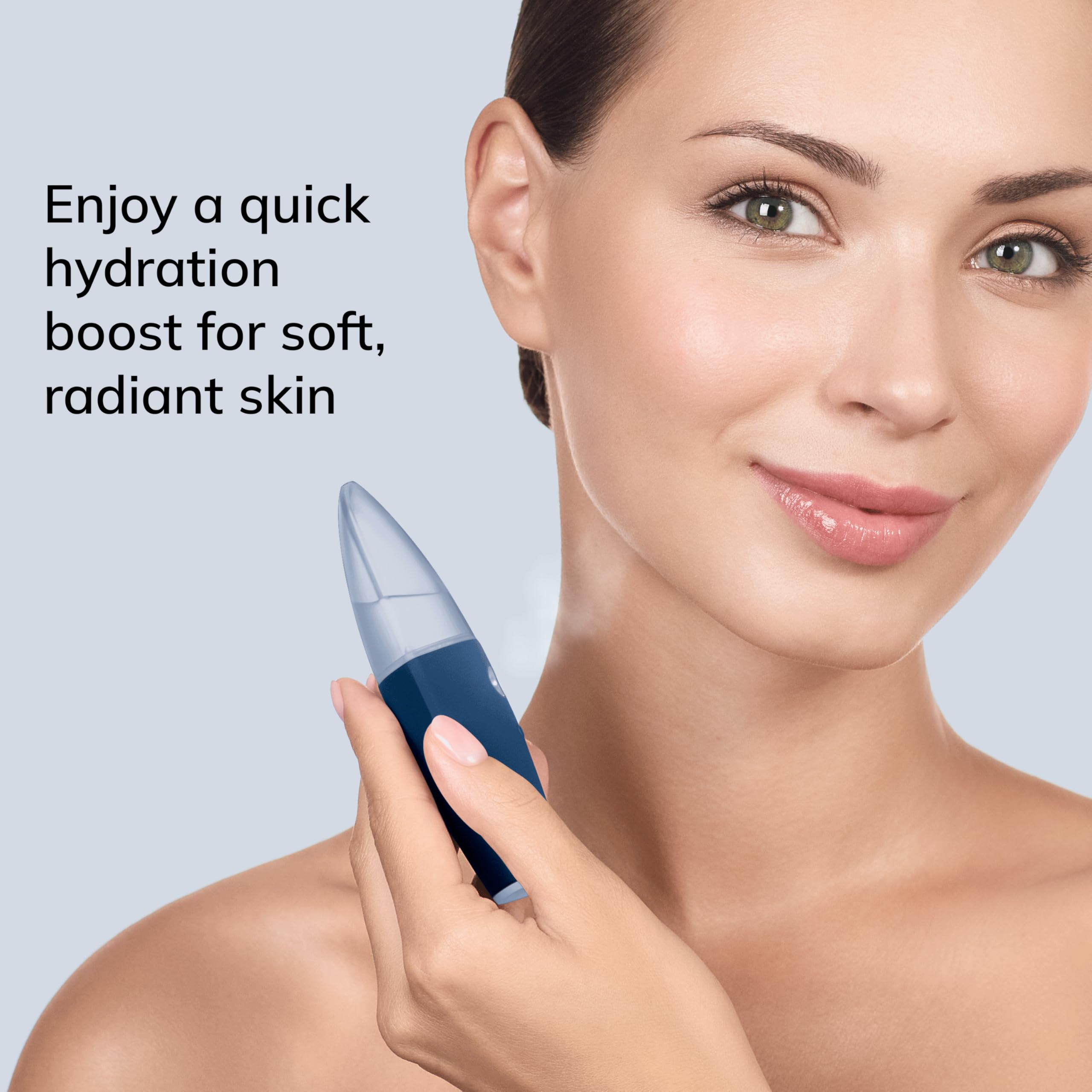 GESKE SmartAppGuided™ Facial Hydration Refresher | 4 in 1 | Water Atomizer | Moisturizing Spray Machine | Face Mister | Humidifier for Natural Glow | Reduce Redness & Dry Skin