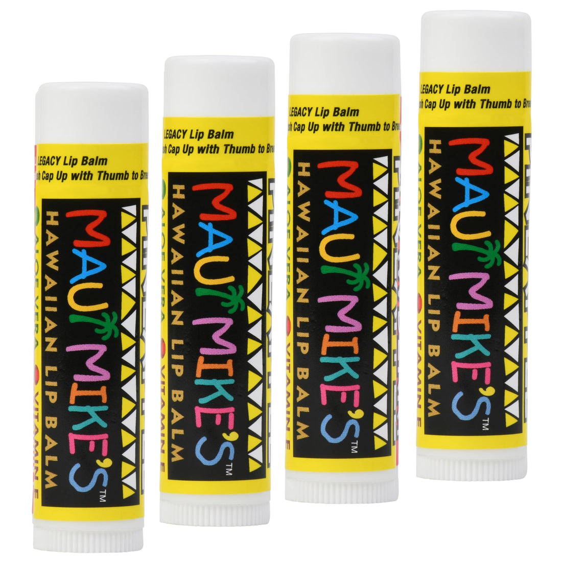 MAUI MIKE'S LIP BALM SPF-15 PINEAPPLE (4 PACK)