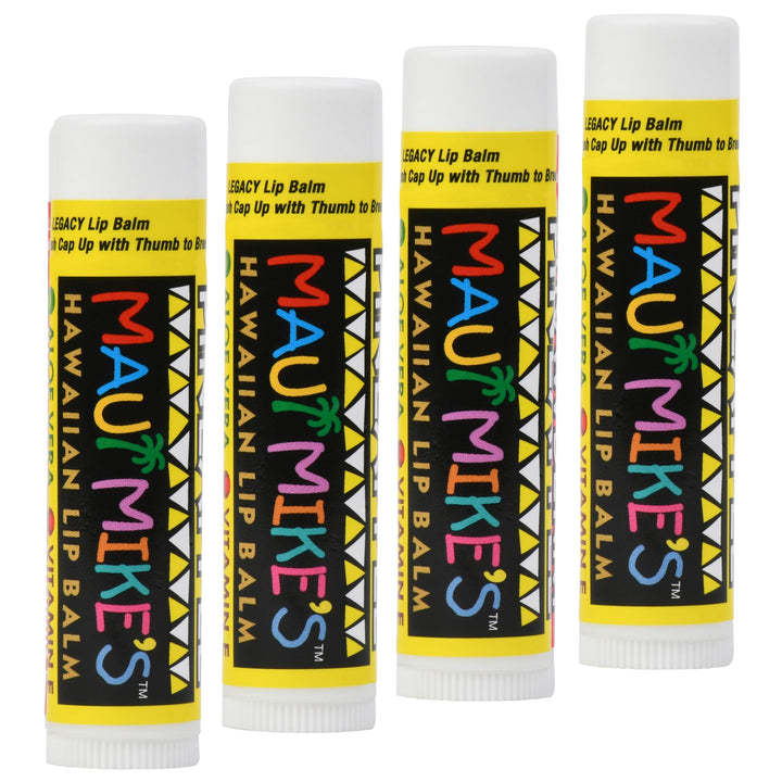MAUI MIKE'S LIP BALM SPF-15 PINEAPPLE (4 PACK)