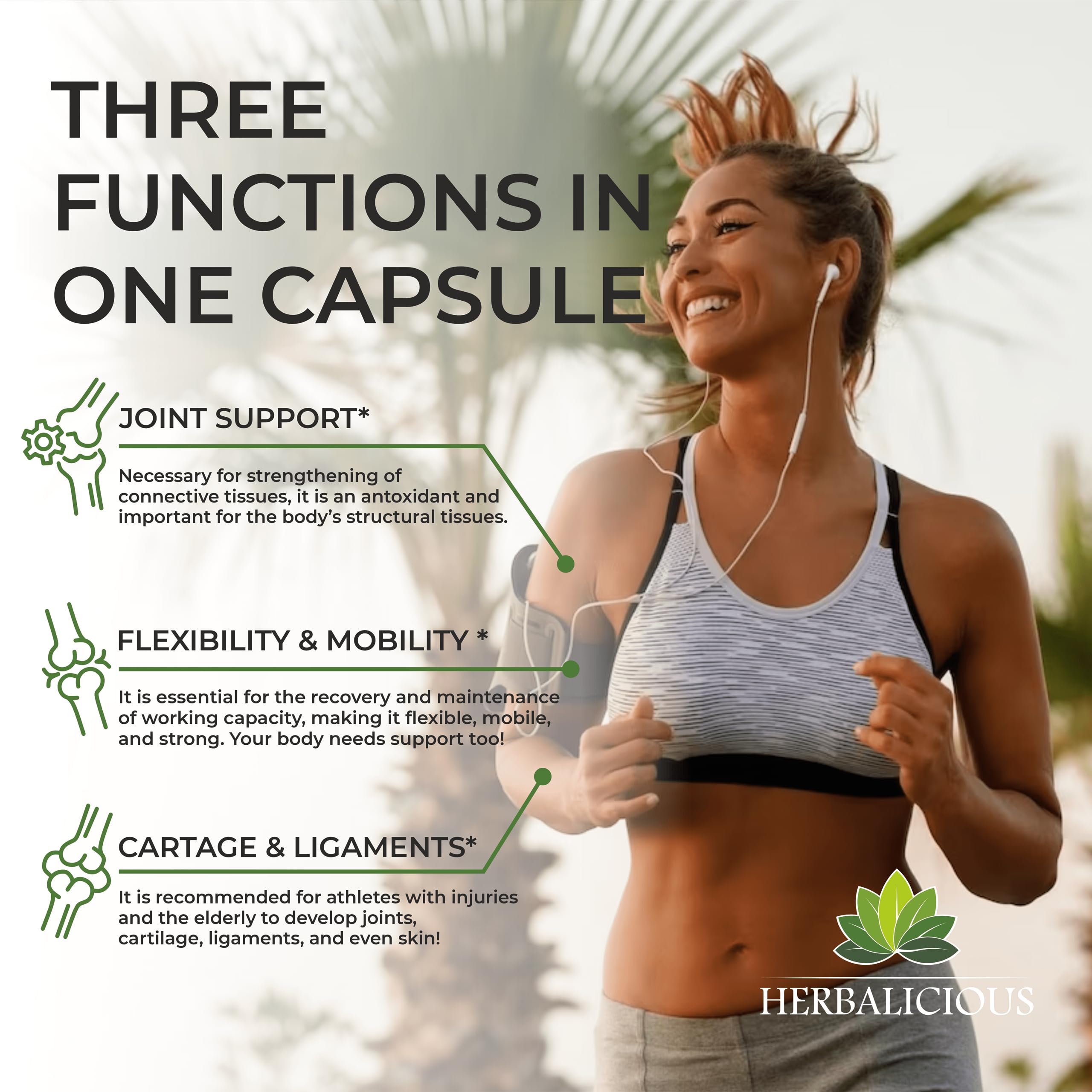 Chicken Collagen Capsules - Type II Collagen Nutritional Supplement for Joint, Skin & Bone Support - Non-GMO, Anti-Aging Dietary Supplements with Hydrolyzed Collagen Peptides - 120 Capsules