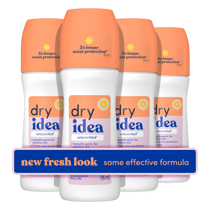 Dry Idea Advanced Dry Anti-Perspirant Deodorant Roll-On Unscented [2-pack] (Pack of 2)