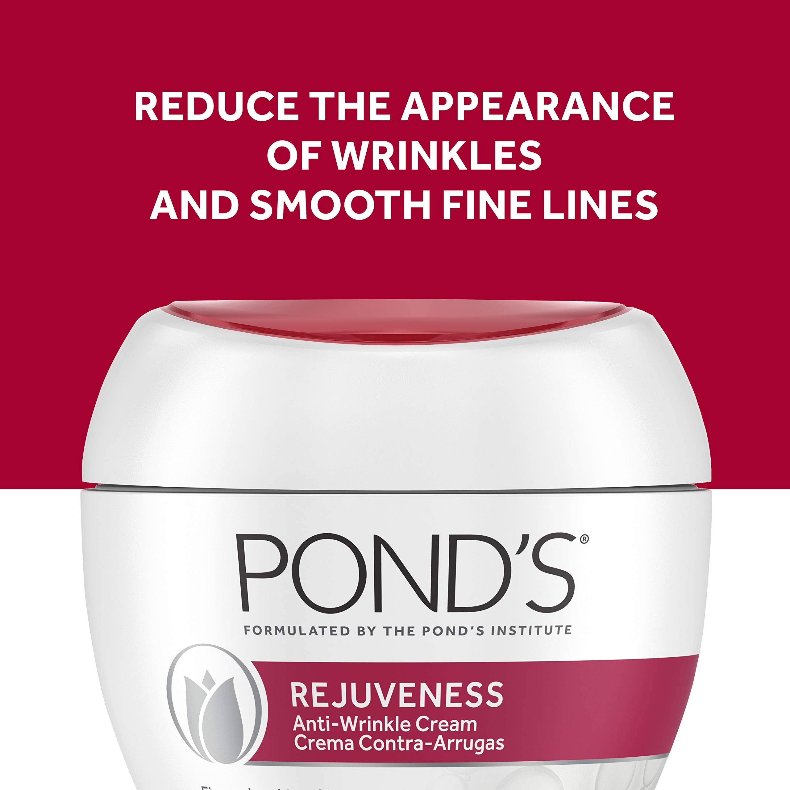 Pond's Rejuveness Anti-Wrinkle Cream Anti-Aging Face Moisturizer With Alpha Hydroxy Acid and Collagen 14.1 oz
