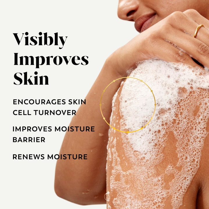 Olay Body Wash for Women, Tone Brightening Exfoliation, Vitamin C Serum Complex, Renew Moisture, Free of Parabens & Phthalates, Vitamin B3 Lameller Technology, For All Skin Types, 20 fl oz (Pack of 4)