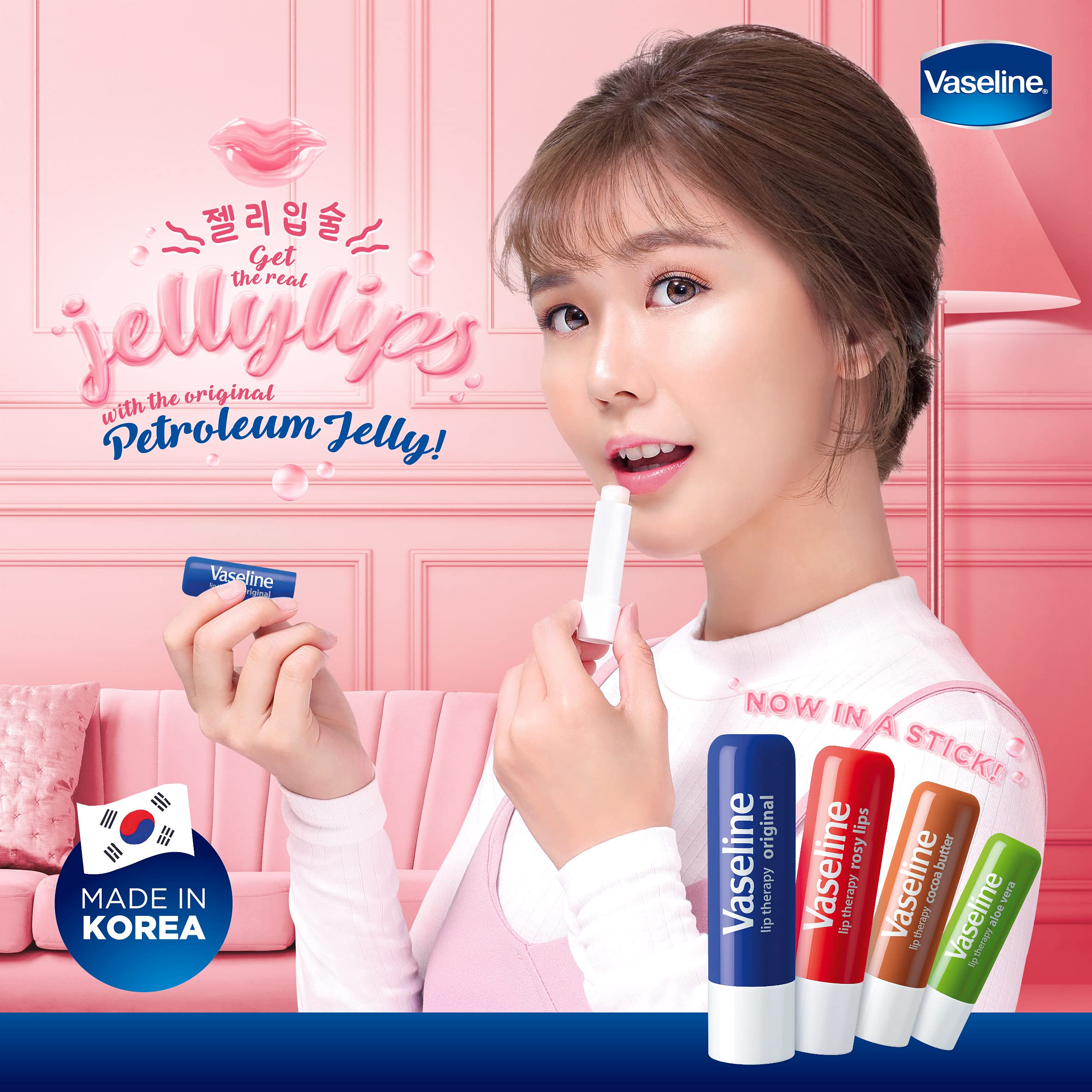 Vaseline Lip Therapy Aloe Care Twin Pack