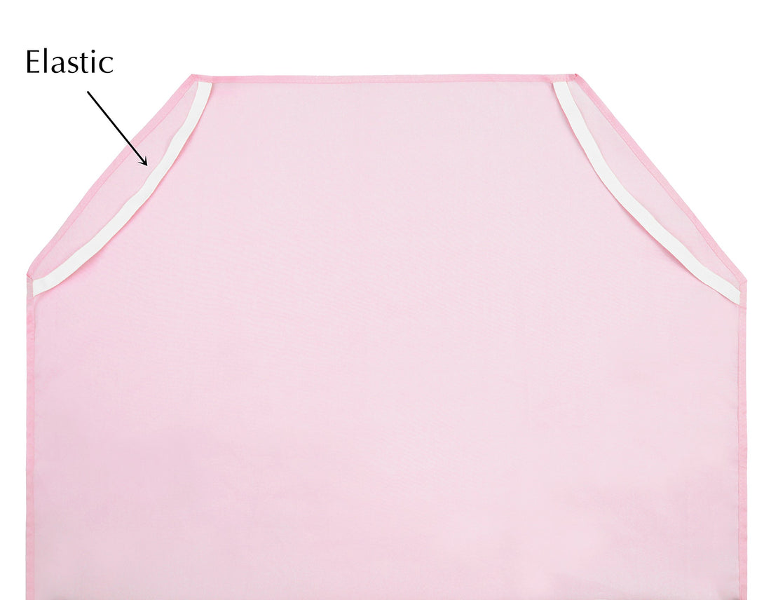 American Baby Company 100% Natural Cotton Percale Standard Daycare/Pre-School Cot Sheet, Pink, 23 x 51, Soft Breathable, for Boys and Girls