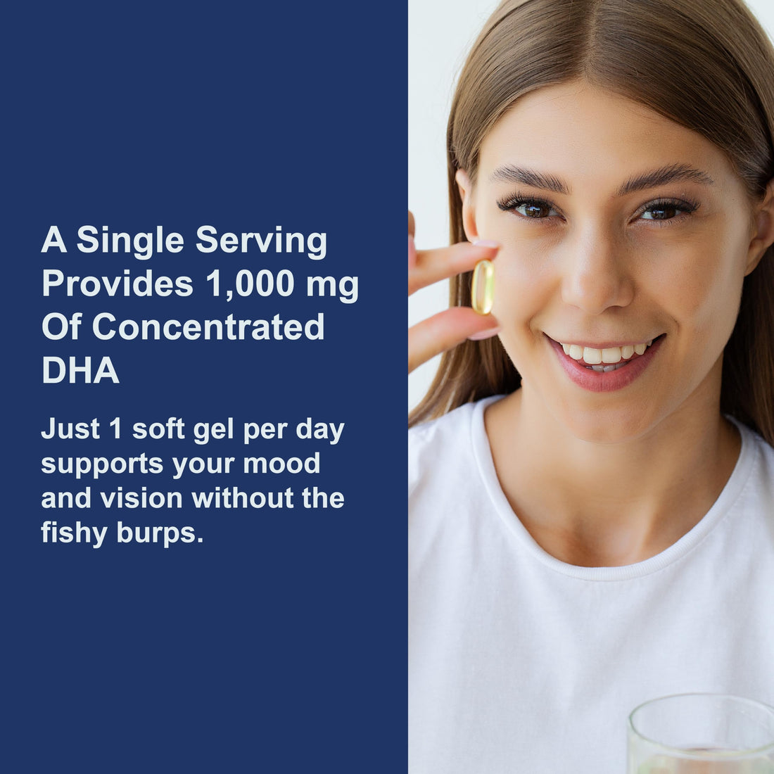 Carlson - Elite DHA Gems, 1000 mg DHA, Wild Caught, Sustainably Sourced, Brain Function & Healthy Vision, 120 Softgels