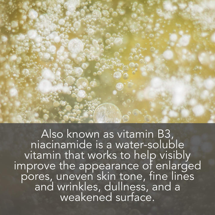 Pure Body Naturals Vitamin B3 Niacinamide Serum, 1 Fluid Ounce - Super Moisturizer Cream for A Younger Looking Face and Body - Pore Reducing Facial Lotion - Pure and Natural Ingredients