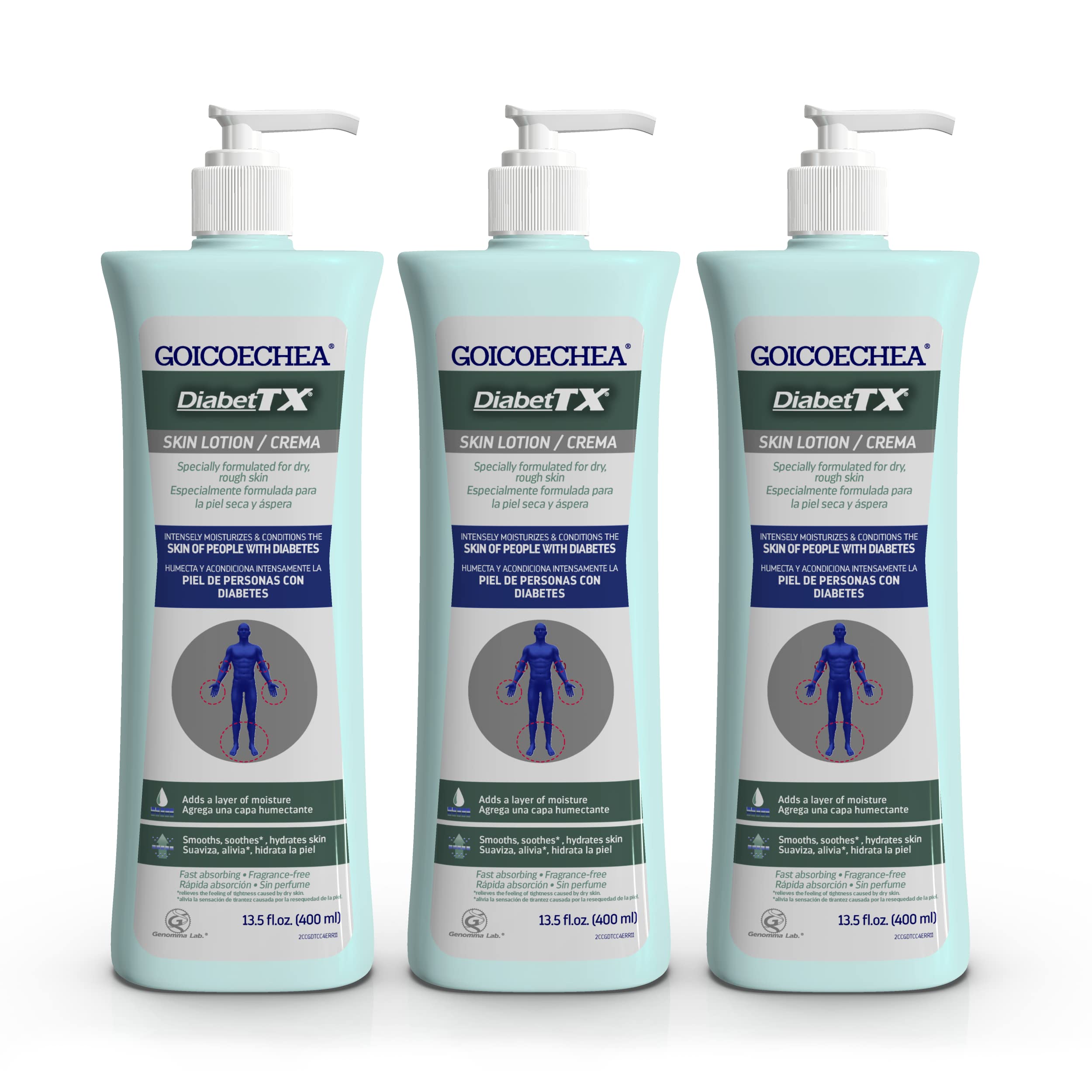 Goicoechea Diabet TX 13.5 Oz - THREE PACK