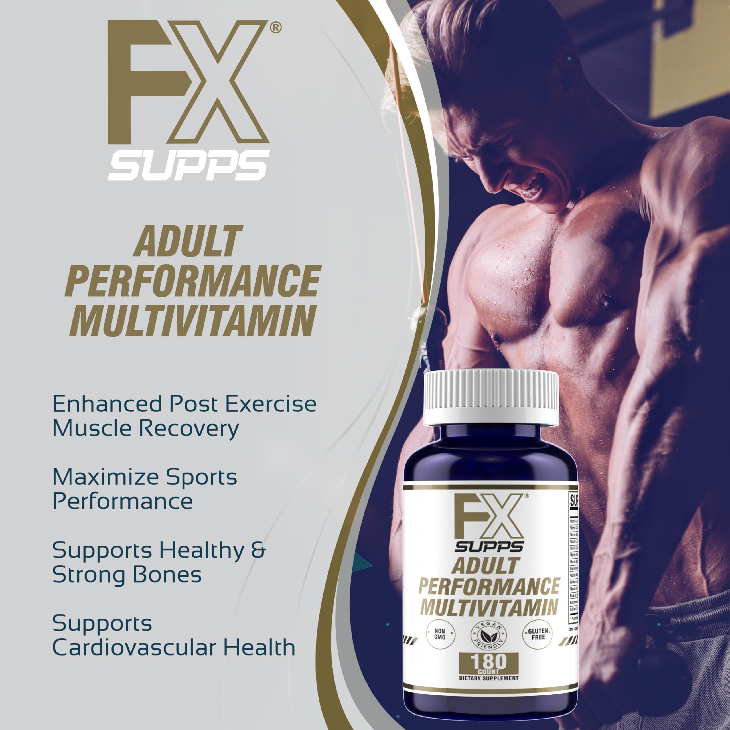 FXSUPPS Adult Performance Multivitamin 180ct