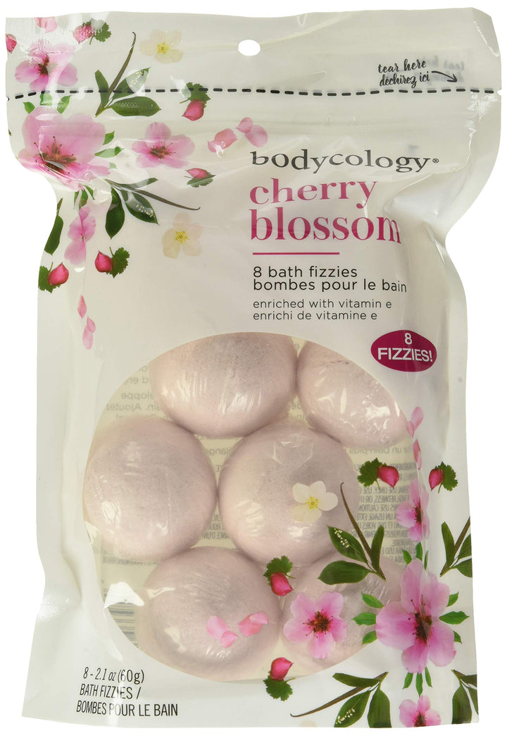 Bodycology Cherry Blossom Bath Fizzies Bath Soak Bath Balls