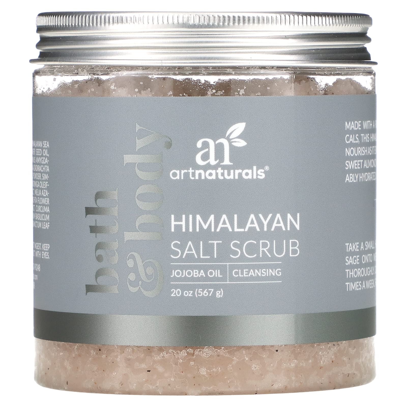 Art Naturals Himalayan Salt Body Scrub with jojoba oil (567 gram)