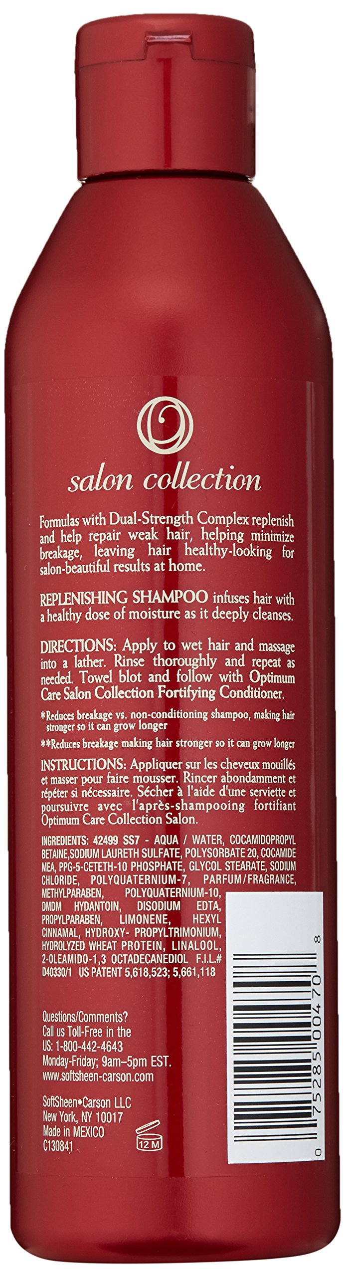 Optimum Care Replenishing Shampoo, 13.5 Fluid Ounce