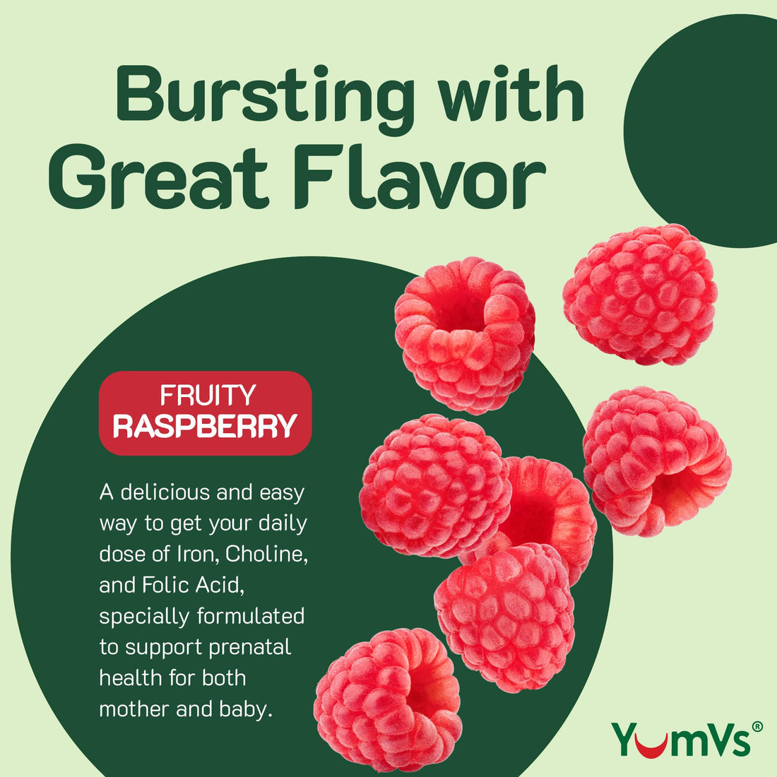 YUM-V'S YumVs Prenatal Gummies for Women - Prenatal Vitamins for Women with Folic Acid, Iron & Choline - Vegetarian & Kosher Pregnancy Vitamins - Womens Prenatal Multivitamin - 60 Count 2pk