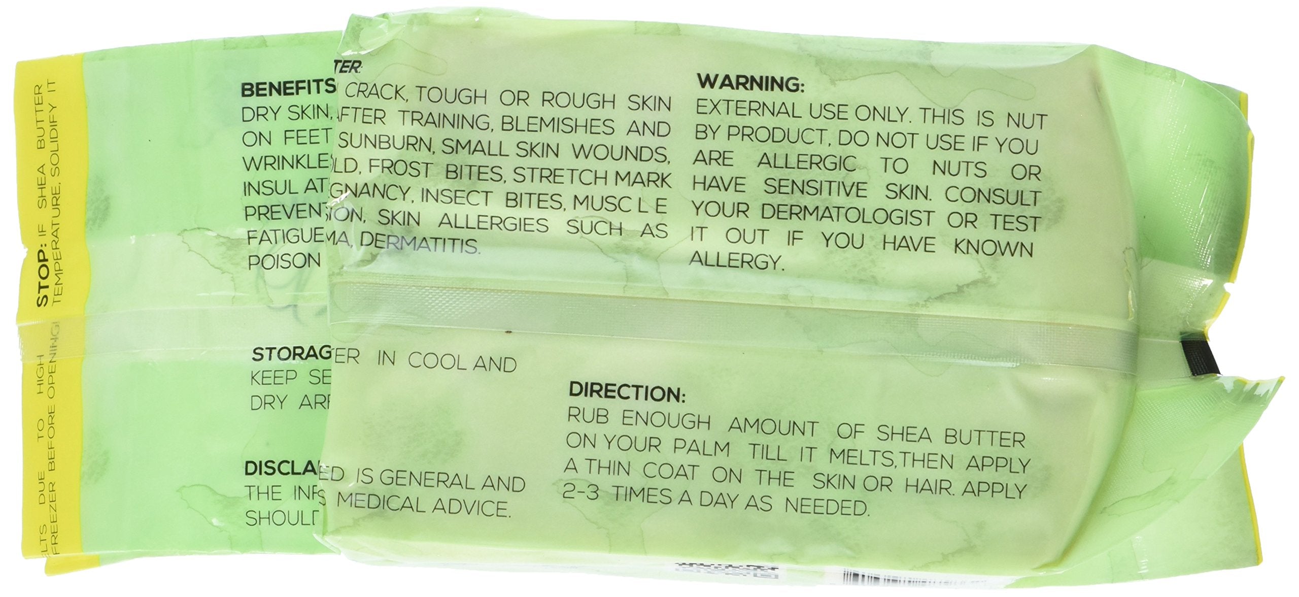 Raw Unrefined Shea Butter FRESH HARVEST From Ghana 7 Lbs (ivory shea butter)