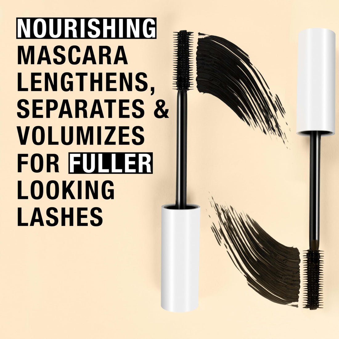 Neutrogena Healthy Definition Mascara, Eyelash Mascara Defines, Lifts, Curls, Lengthens & Volumizes Lashes, Dual-Sided Comb + Brush for Natural Application, Black Brown, 0.27 oz