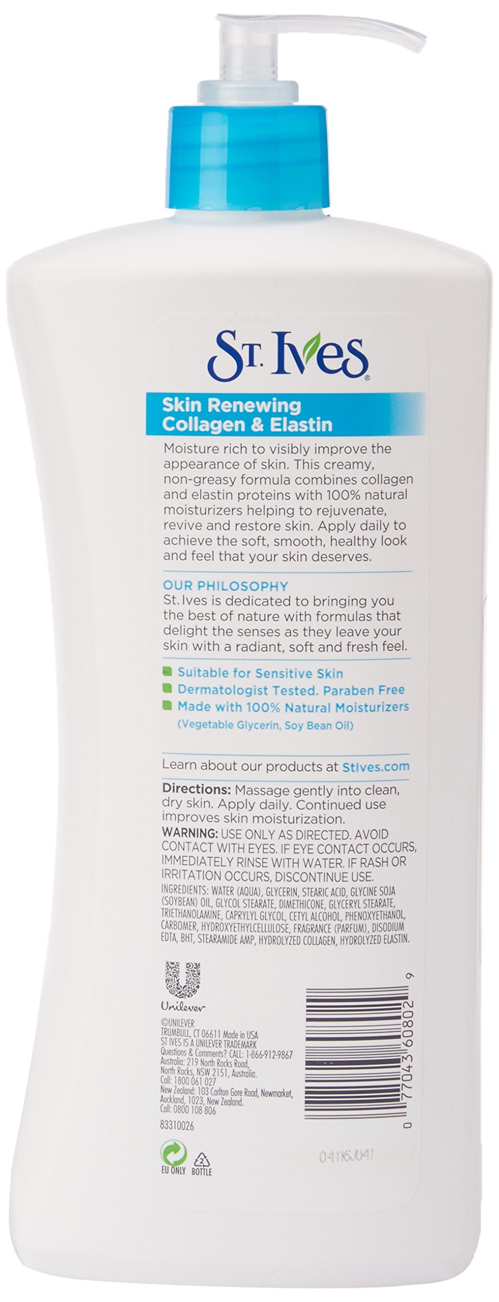 St. Ives Renewing Collagen & Elastin Hand & Body Lotion