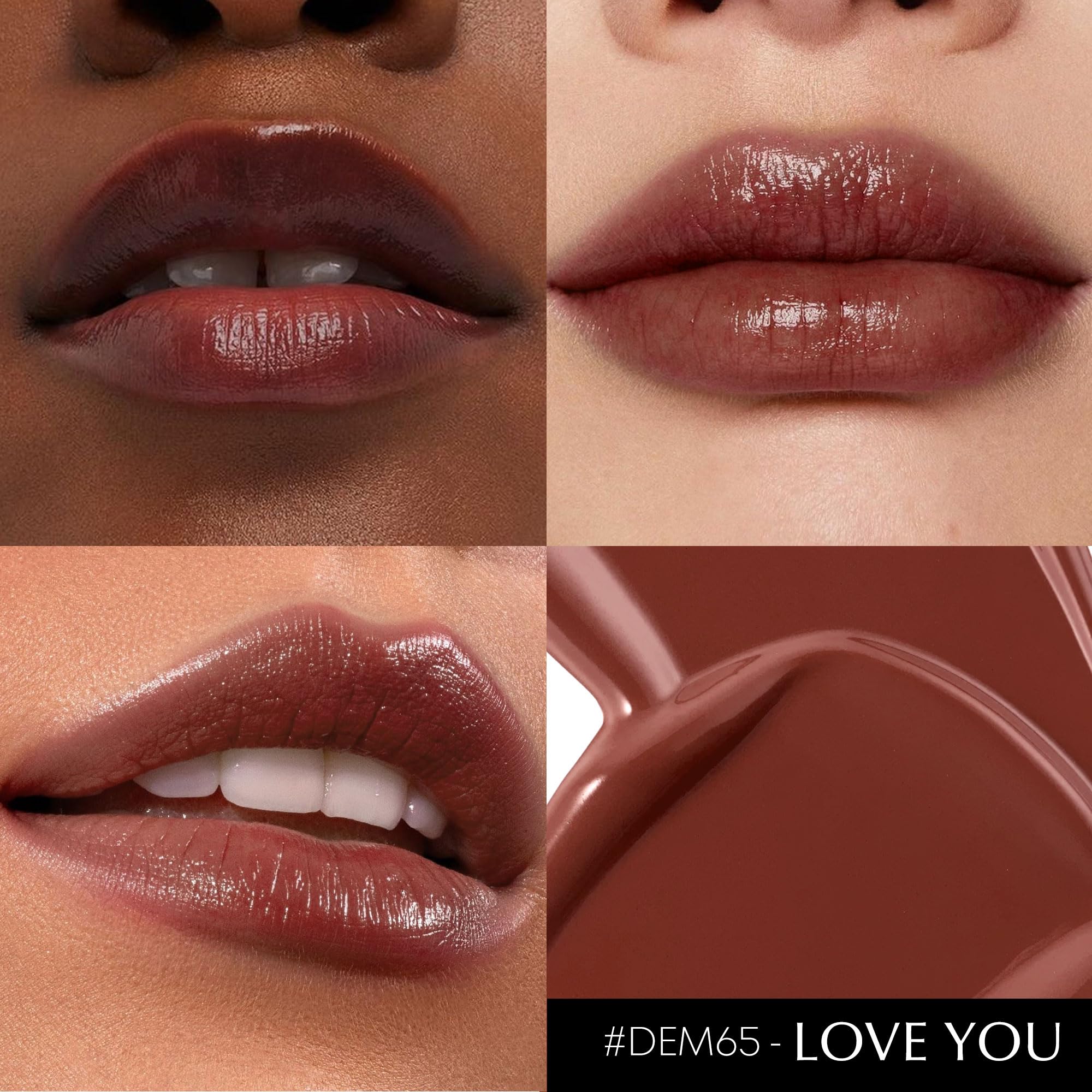 Depuplum Black Berry Lipstick for Women Hydrate Glossy Lipstick Moisture Lip Gloss Sheer-Medium Coverage Long Lasting Lipsticks for Dry Lips (DM65 Berry)