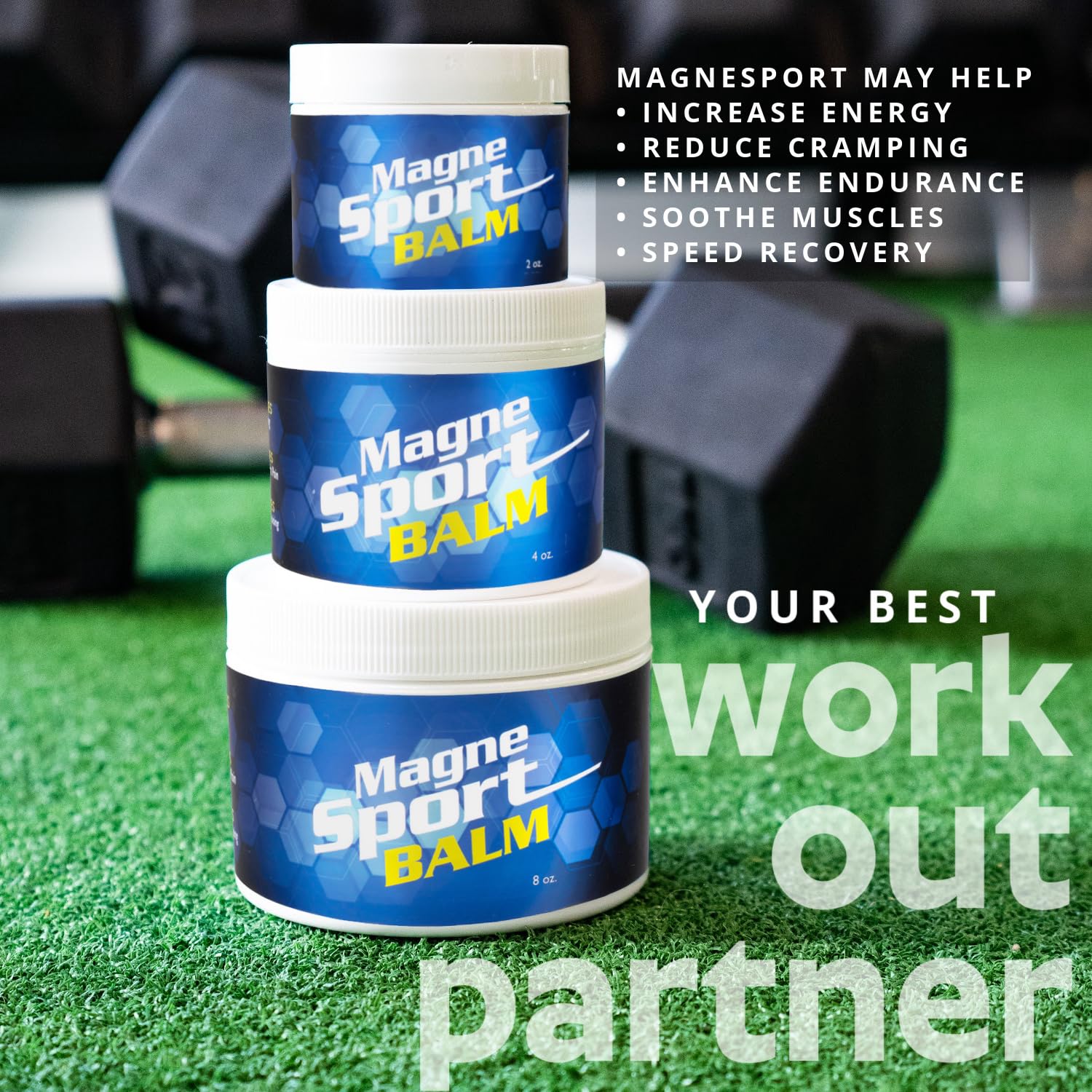 MagneSport Balm Mg12 4 oz Balm