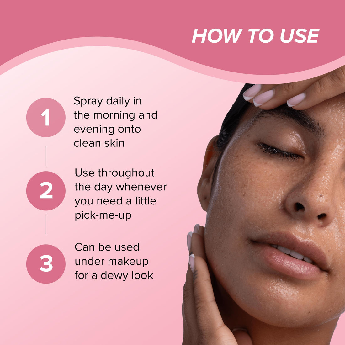 Skin Gym Super Juicy Collagen Spray-On Serum with Squalene, Collagen Serum Facial Spray for Deep Hydration, Skin Plumping, and Healthy Glow, Recommended for Morning and Evening Use