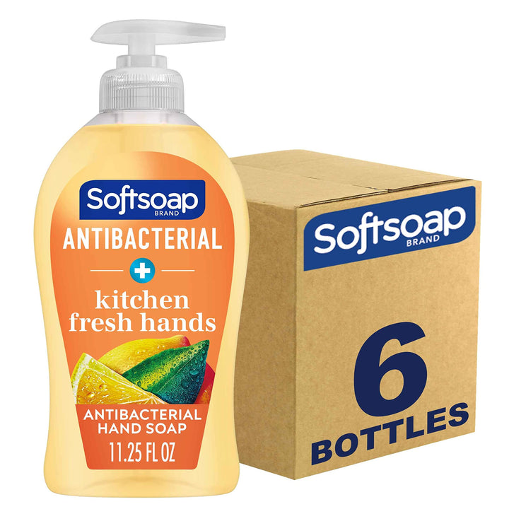 Kitchen Fresh Hands: Softsoap Antibacterial Hand Soap, Kitchen Fresh Hands - 11.25 fluid ounce (6 Pack)