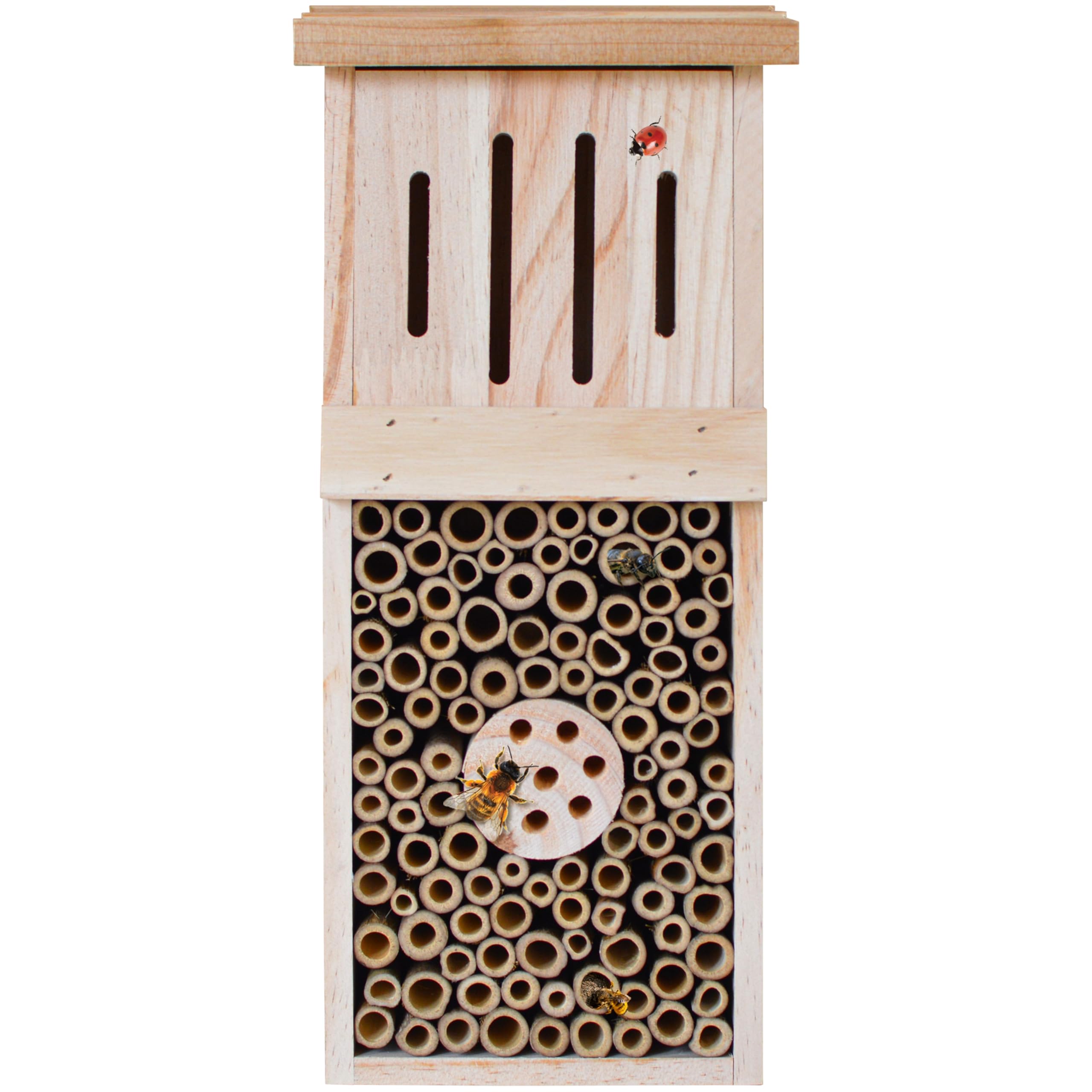 Better Gardens PWH12 Tower Power pollinator, Wood