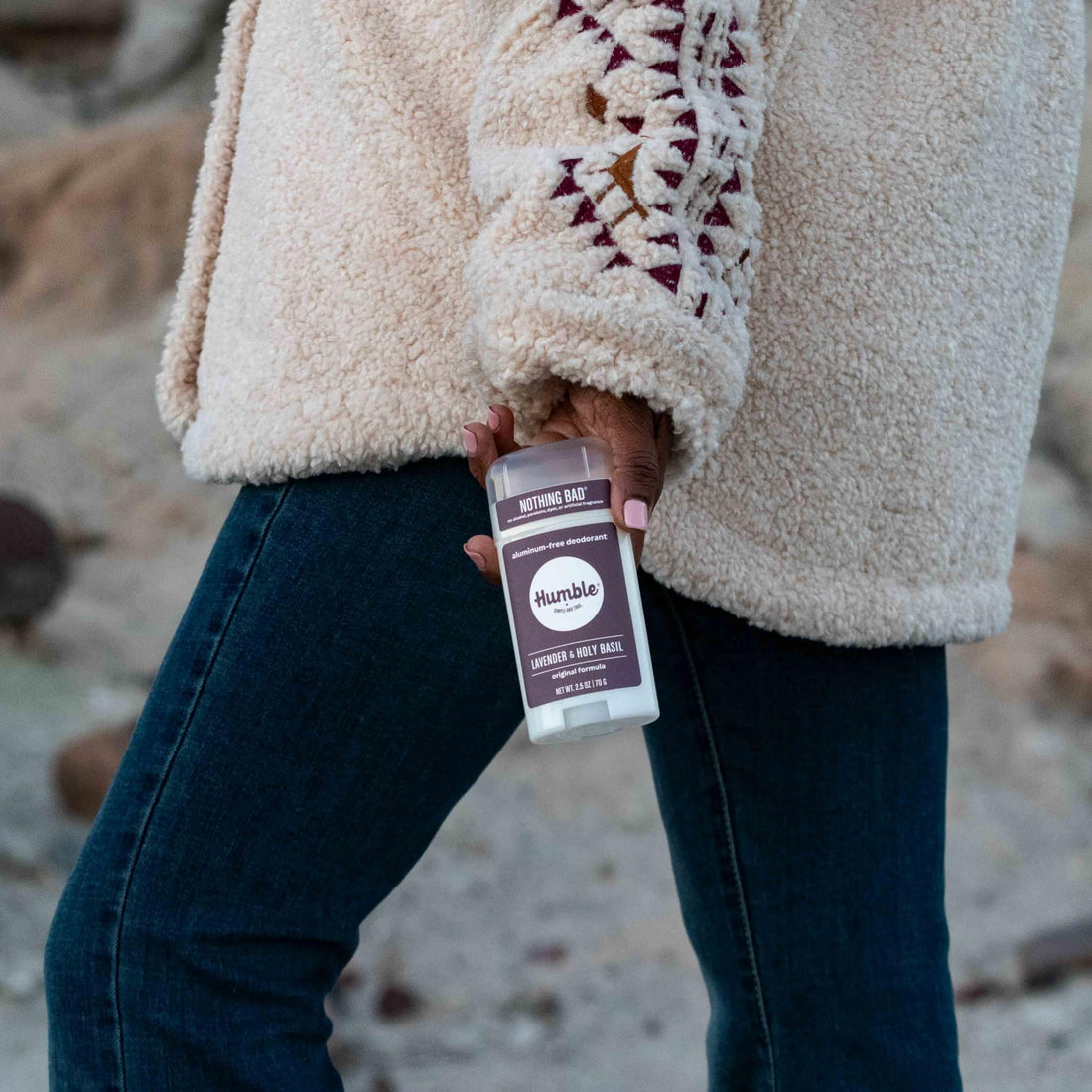 Essential Lavender And Holy Basil, 1-Pack: Humble All Natural Deodorant, Aluminum And Paraben Free, Cruelty Free Menâ€™S And Womenâ€™S Deodorant, Essential Lavender And Holy Basil, 1