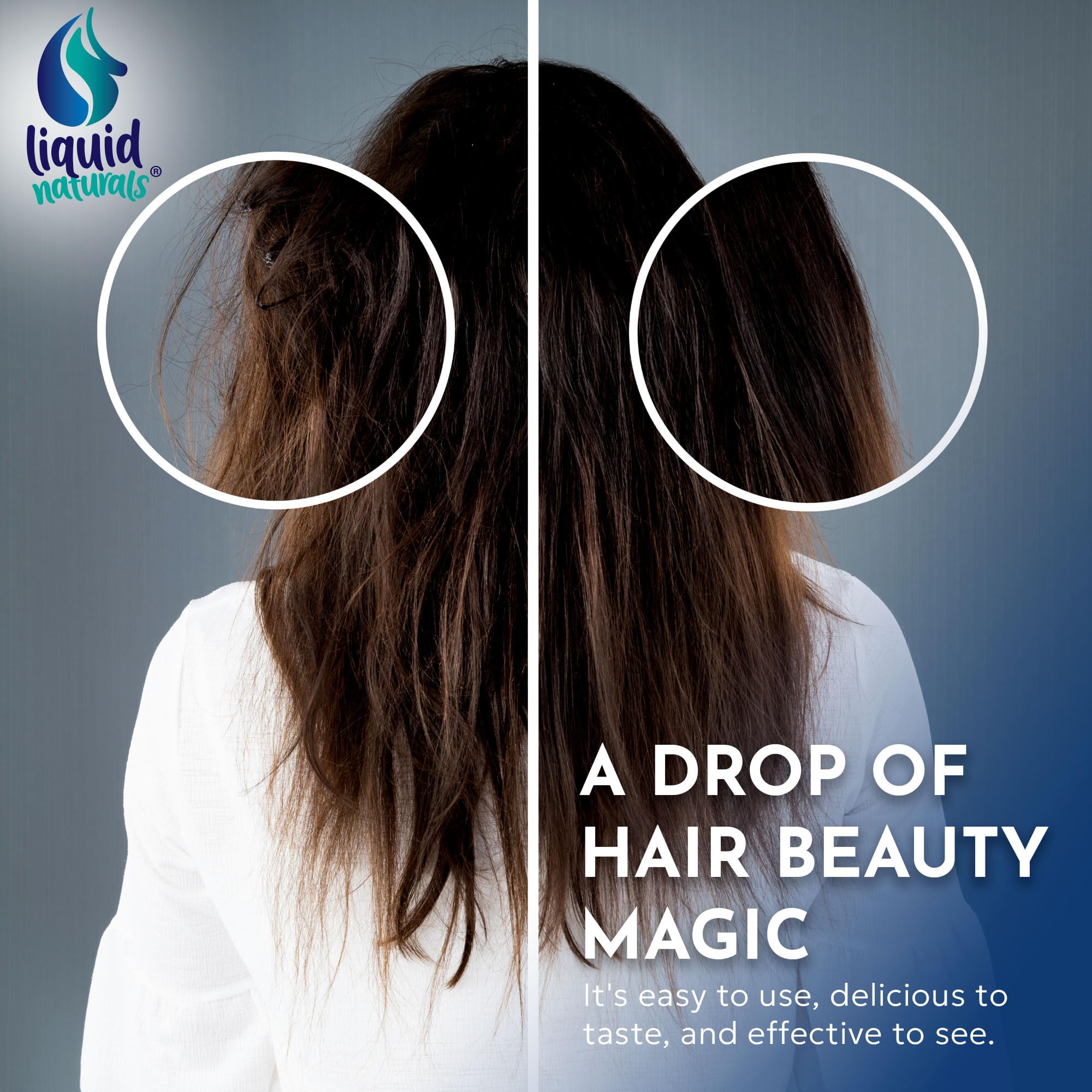 Liquid Collagen and Biotin, 2 Fl. Oz, Ultra-Strength Collagen Supplements for Women, Keto Friendly Biotin for Hair Growth Women, Nails, and Skin Vitamins B7 Collageno Peptides – Vanilla Flavor