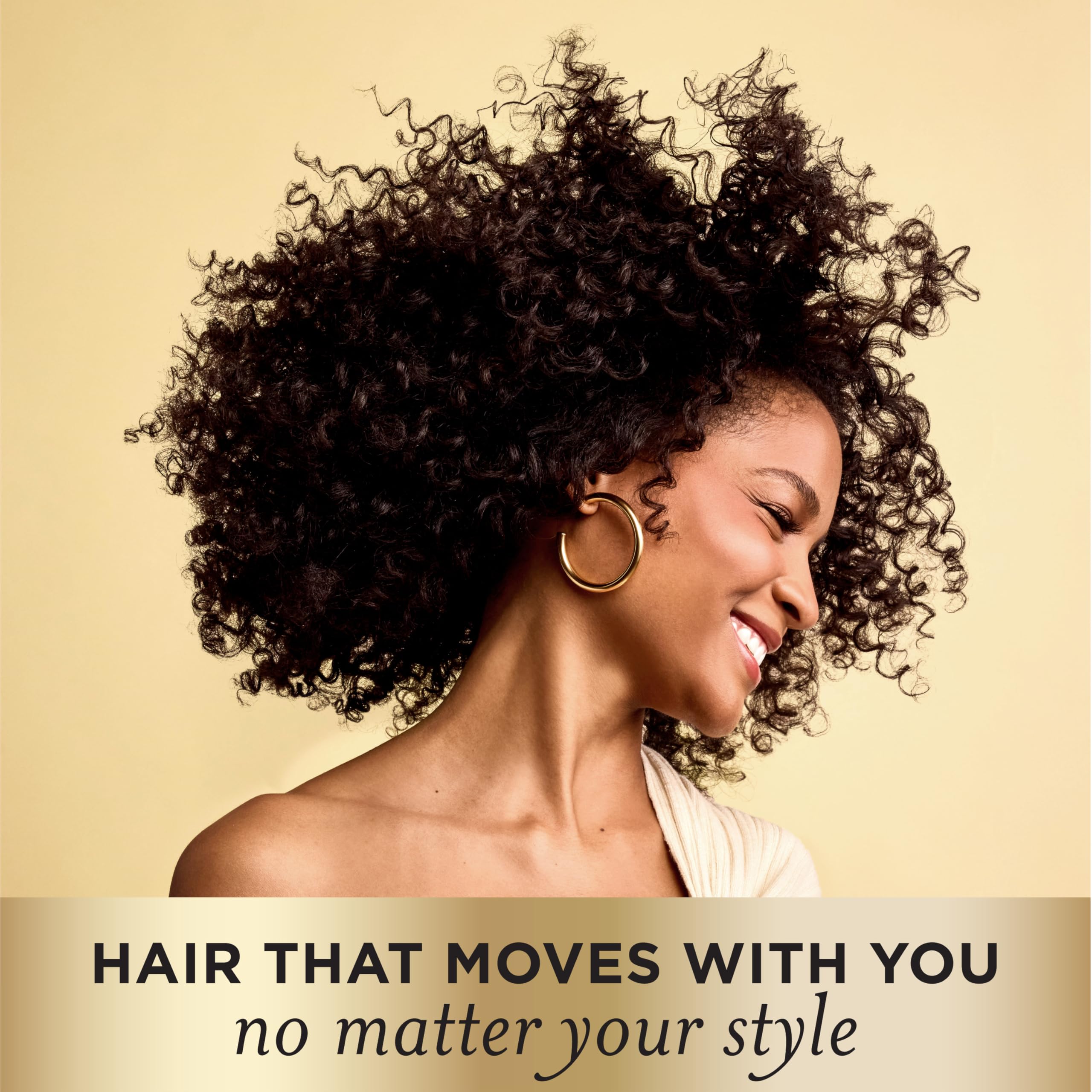 Pantene Pro-V Curl Cream Hair Lotion, Moisturizing Curl Defining Cream, Anti Frizz for Wavy or Curly Hair, with Vitamin B5, Pack of 3, 18 oz Total