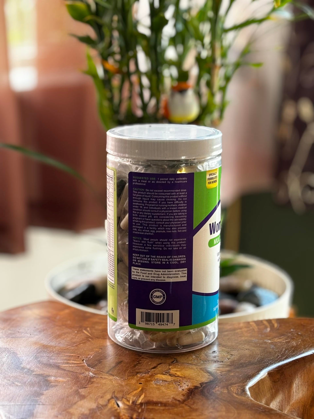 Nature's Aid Holistic Wellness Women's 7 Daily Multivitamin Pack, 30 Packets, Vitamin & Mineral Complex with Food-Based Blend, Essential Fatty Acids, Herbal Extracts