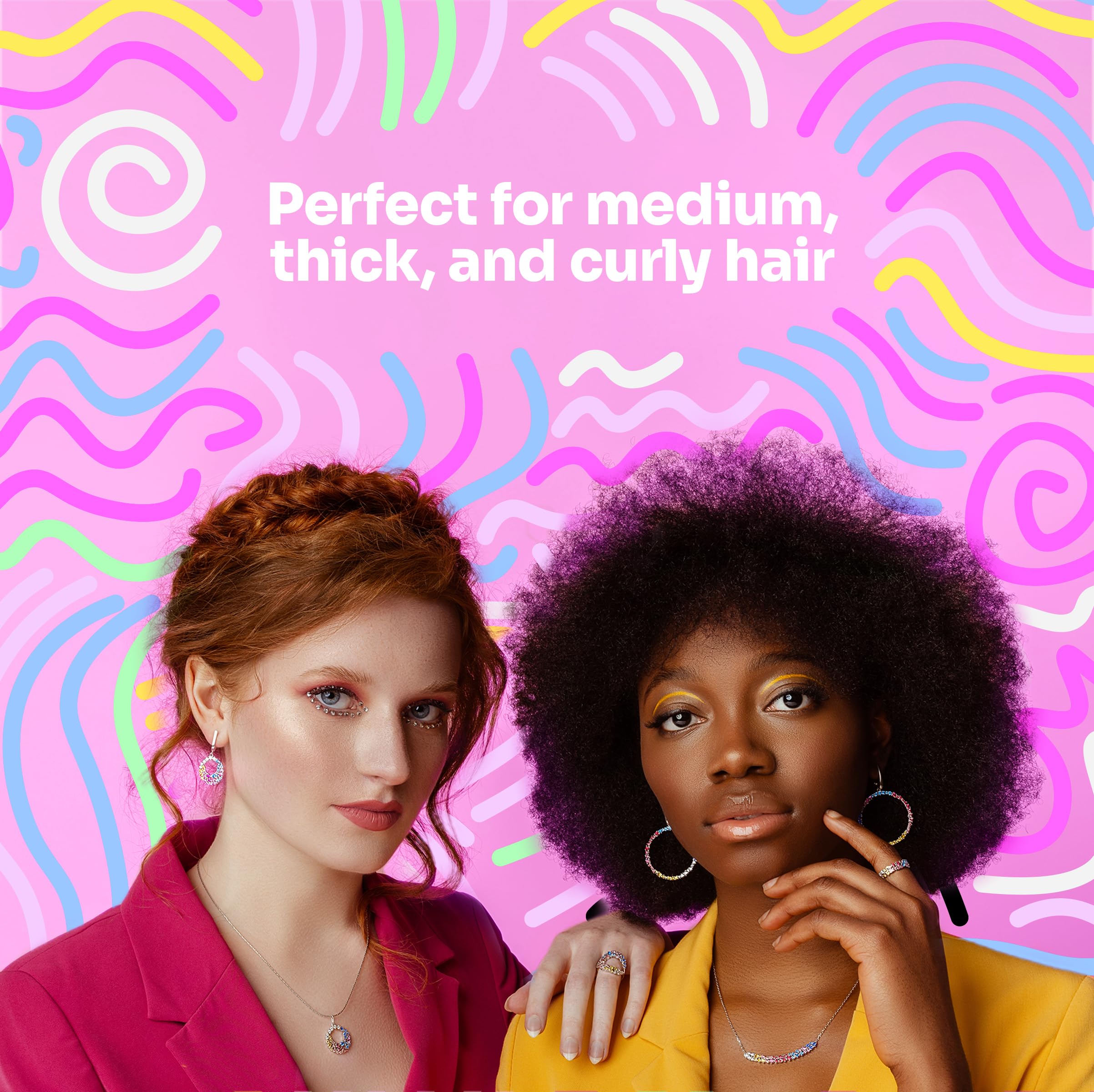 Wet Brush Hair Brush Original DetanglerÃ‚ -Ã‚ Triangles Pattern (Black) - Exclusive Ultra-soft IntelliFlex Bristles - Glide Through Tangles With Ease For All Hair Types - For Women, Men, Wet And Dr