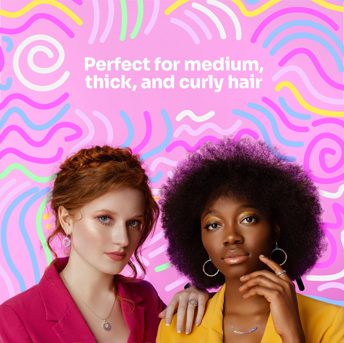 Wet Brush Original Detangler For Thick Hair Exclusive Ultra-soft IntelliFlex Bristles Glide Through Tangles With Ease For All Hair Types For Women, Men, Wet And Dry Hair, Pink, 1 Count