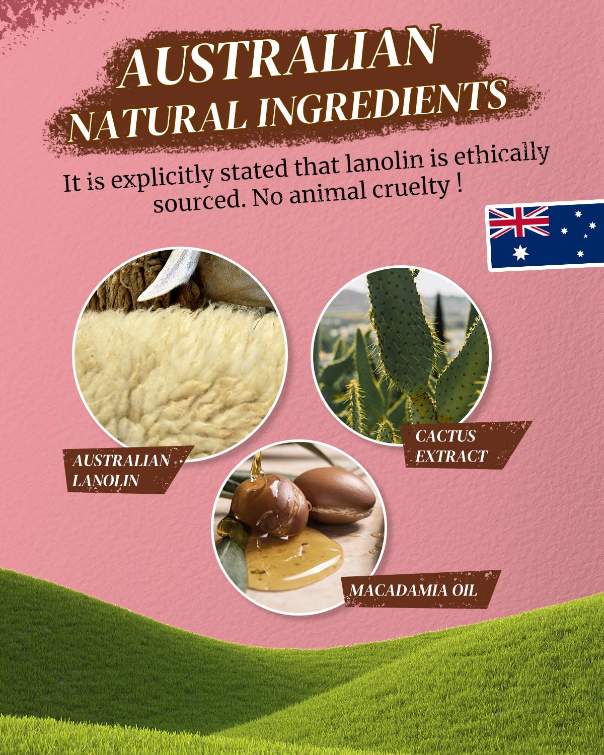 larosanna Australian Lanolin Cream,Natural Lanolin Cream for Itchy Dry and Sensitive Skin,Organic Lanolin Oil Moisturizer for Body and Face,3.53 fl oz