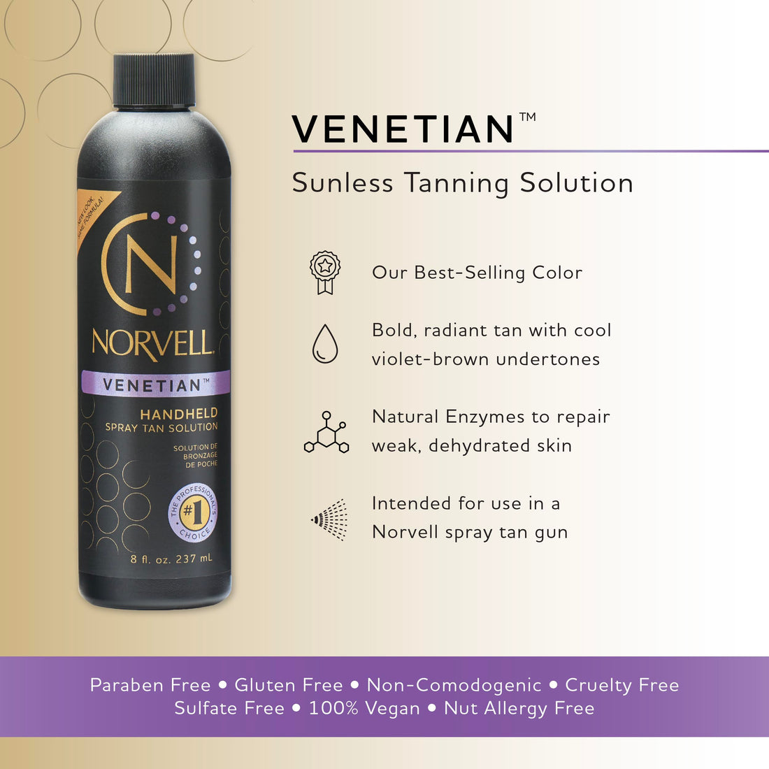 Norvell Venetian Premium Sunless Solution - 8oz