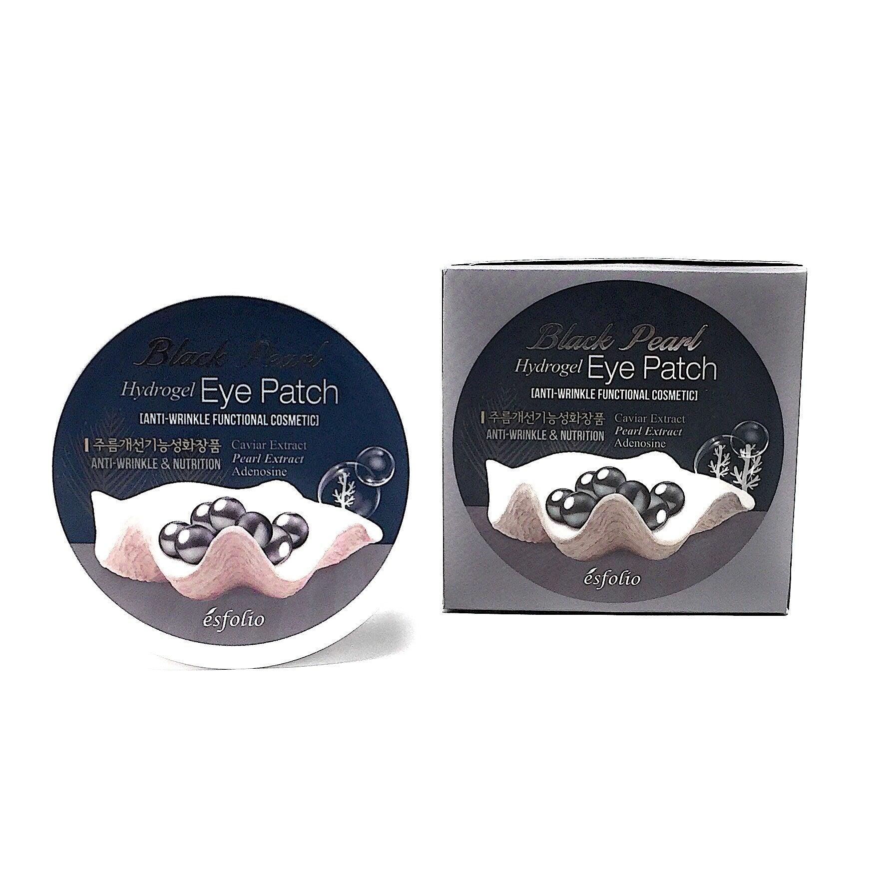 Black Pearl Hydrogel Eye Patch Anti-Wrinkle Functional.