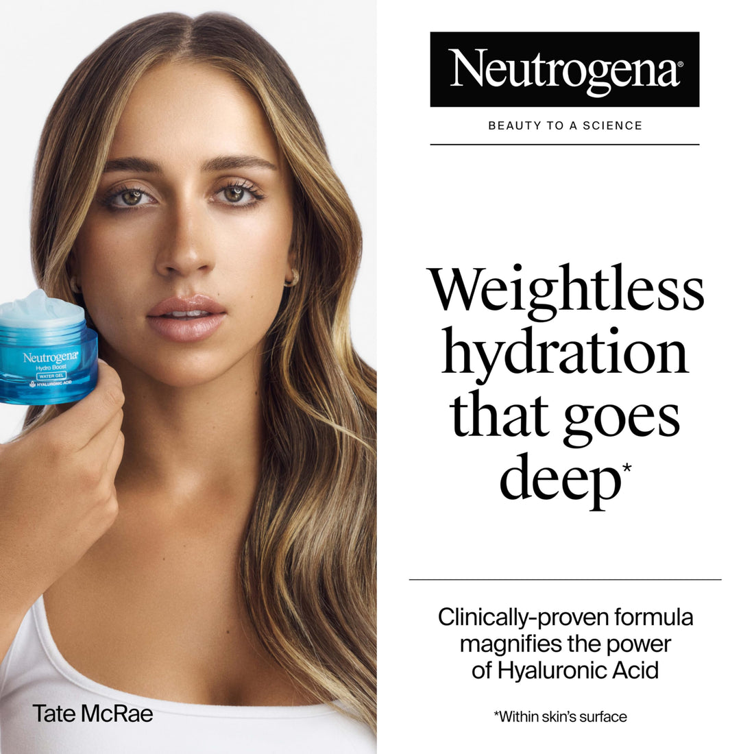 Neutrogena Hydro Boost Water Gel Face Moisturizer Refill Pod, Refill Pack of Hyaluronic Acid Moisturizer for a Refreshing Burst of Hydration & Dewy Skin, Signature Fragrance, 1.7 oz