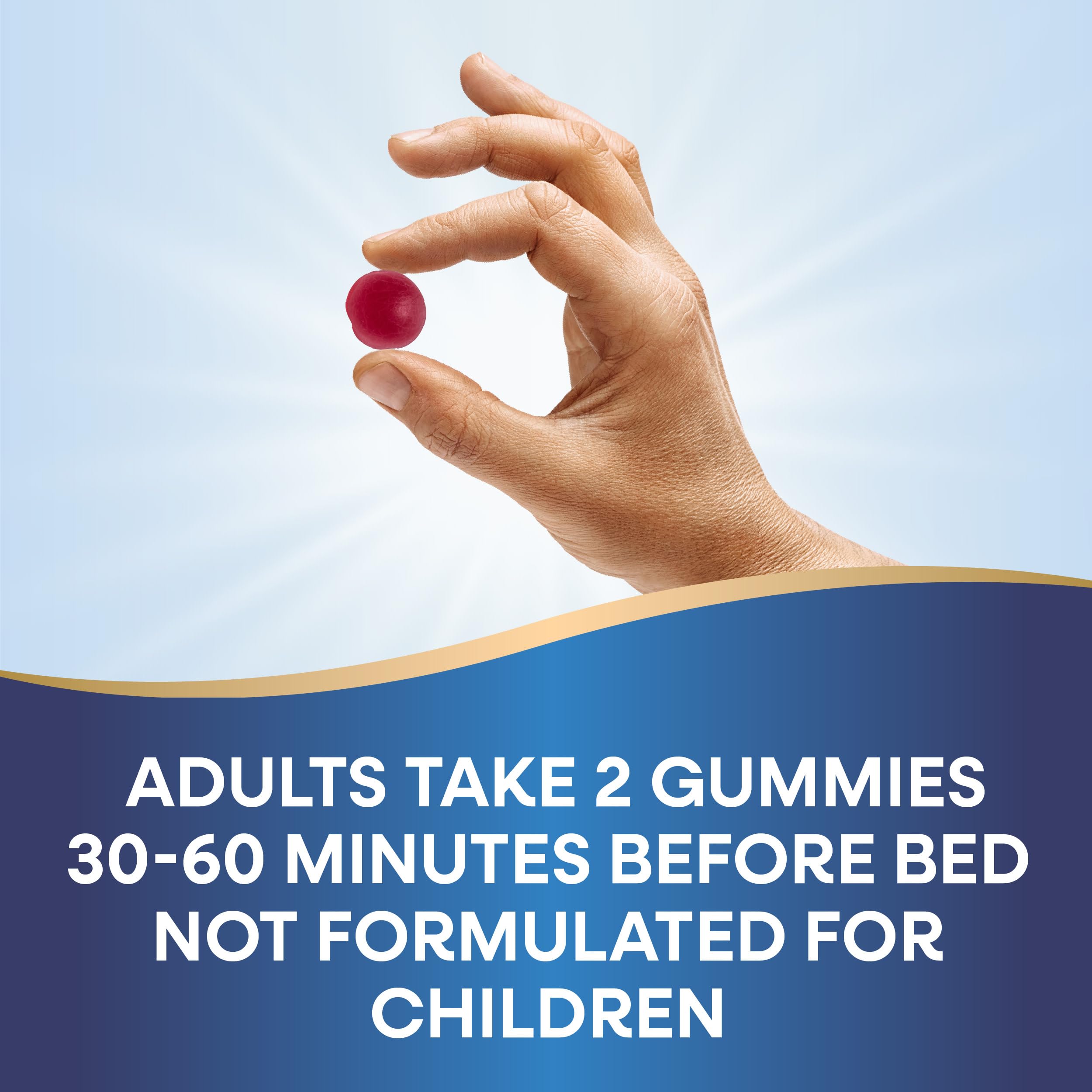 Nature's Way Melatonin Gummies, Supports Restful Sleep for Adults*, Fall Asleep Faster*, Strawberry Flavored, 5 mg per 2-Gummy Serving, 120 Count (Set of 2)