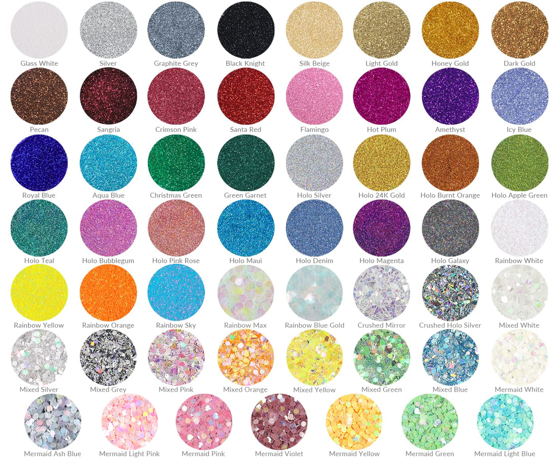 MARBLERS Twinkle Glitter [Glass White] 3oz (85g) | Fine | Non-Toxic, Vegan, Cruelty-Free | Face, Body, Eyeshadow, Hair, Festival, Party Makeup | Nail Art, Polish | Resin, Tumbler, Slime, Craft