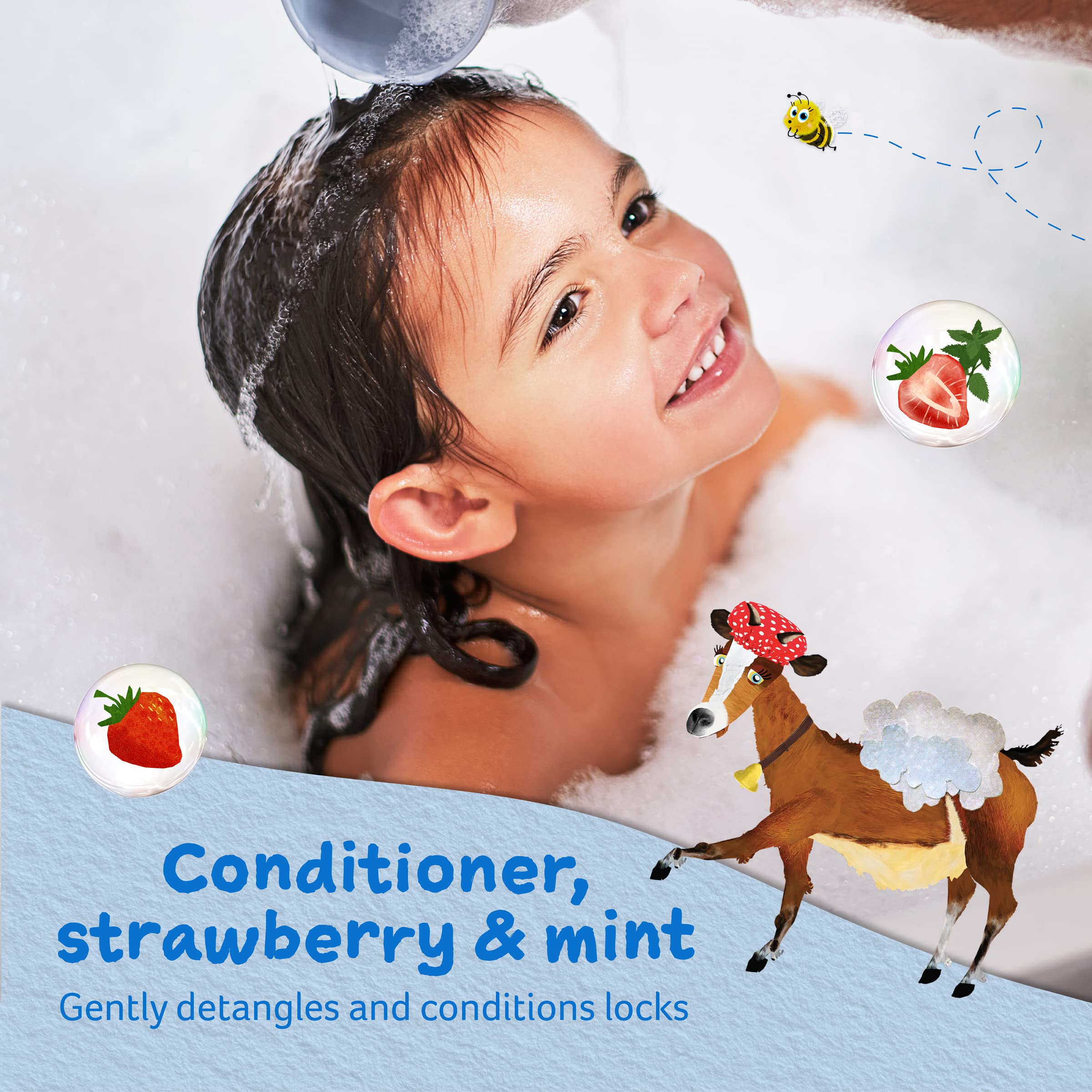 Childs Farm Pack Of 1 : Conditioner For All Hair Types Strawberry & Organic Mint 250 Ml, 1 Count