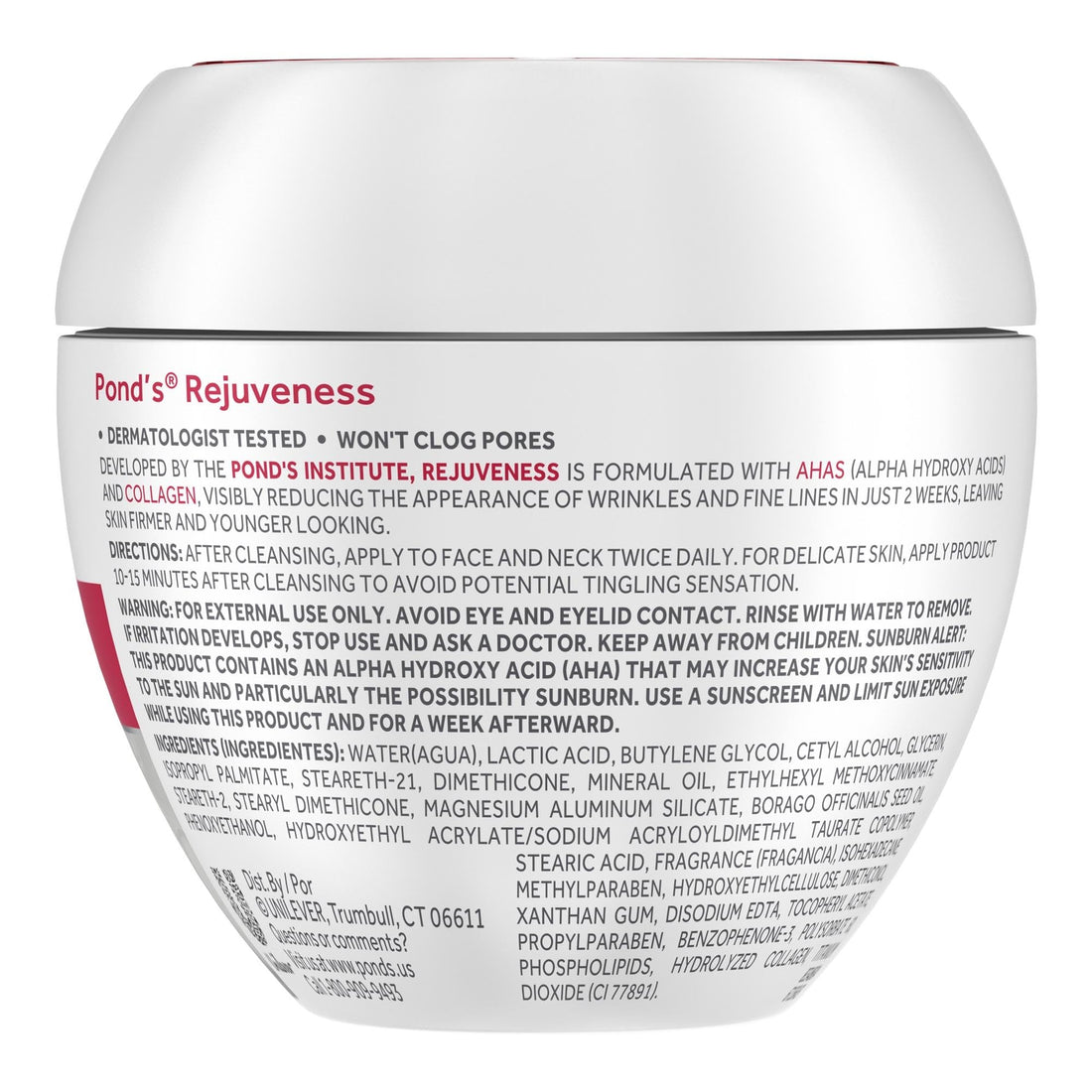 Pond's Rejuveness Anti-Wrinkle Cream, , 7 oz