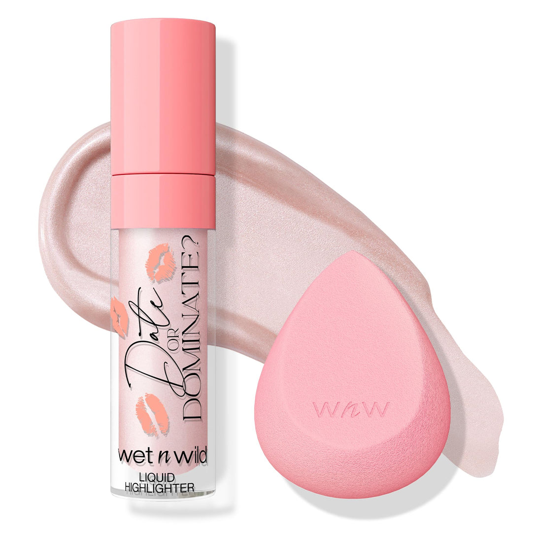 wet n wild Date Or Dominate Liquid Highlighter & Sponge Set