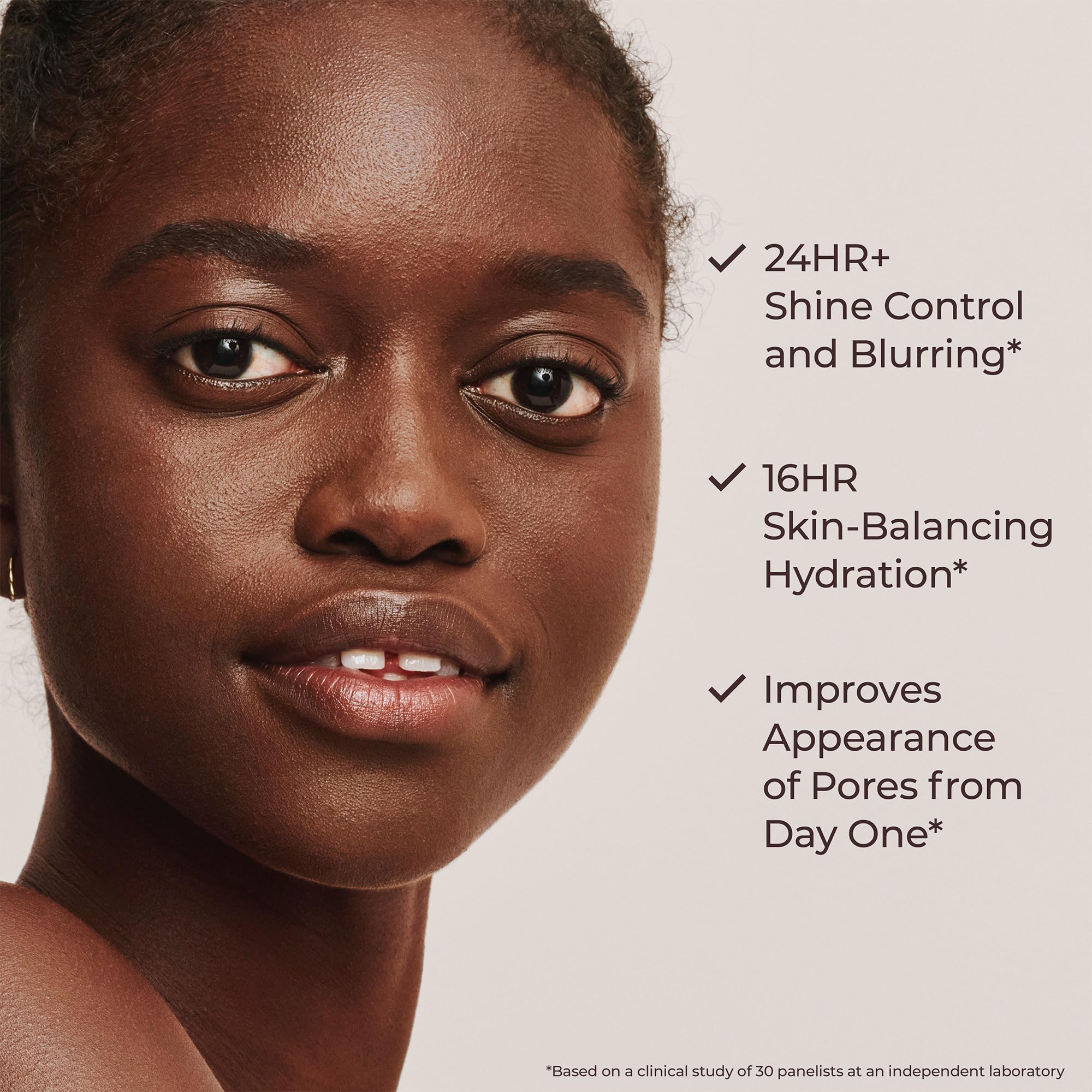 Laura Mercier Tinted Moisturizer Blurred Matte with SPF 30: 24HR+ Shine Control and Blurring, Long Lasting, Sheer to Light, Buildable Coverage, Blurs the Look of Pores, Skin Tint, 2N Maple