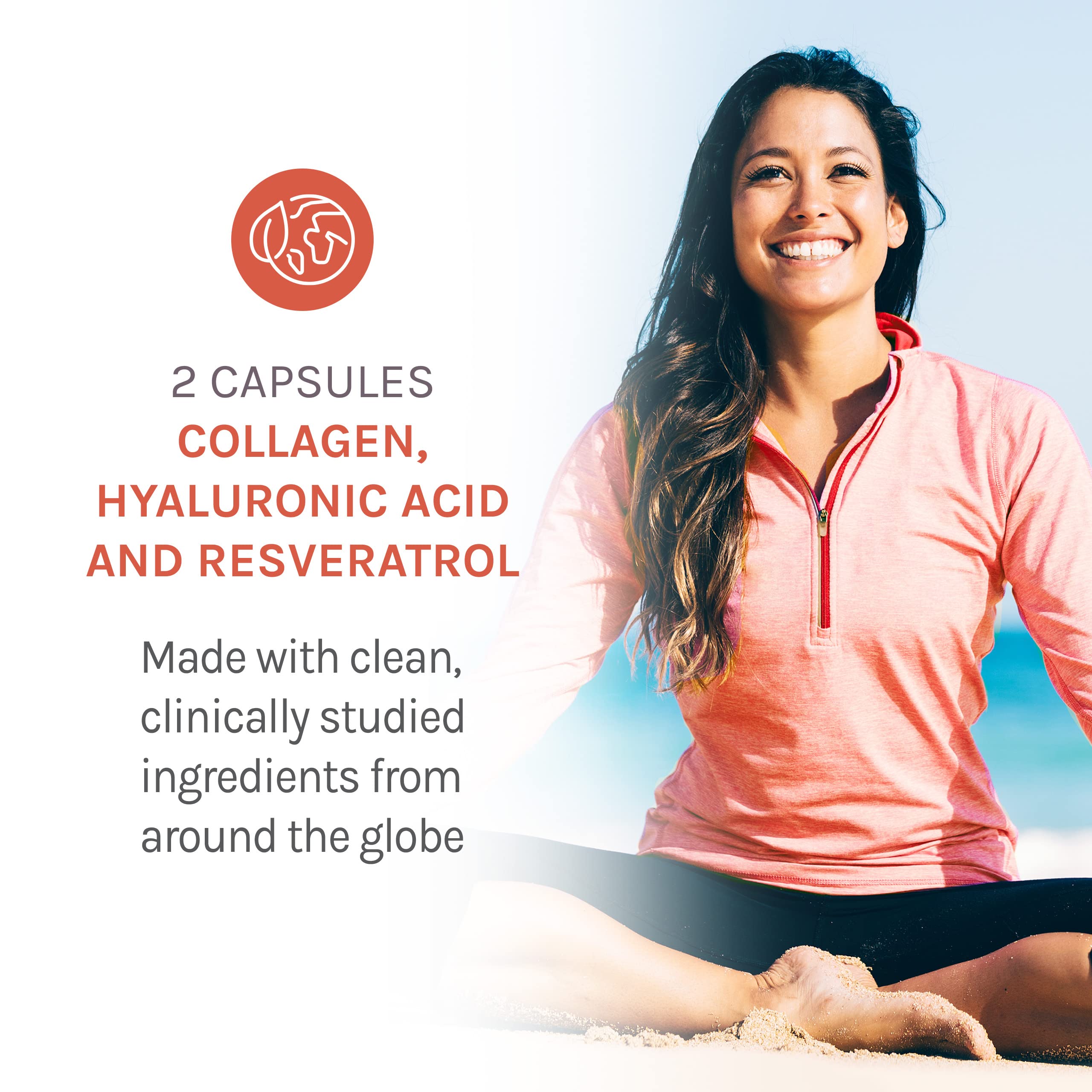 Reserveage Beauty, Collagen Booster, Collagen Supplement for Skin Care and Joint Health, Supports Healthy Collagen Production for Men & Women, 120 Capsules (60 Servings)