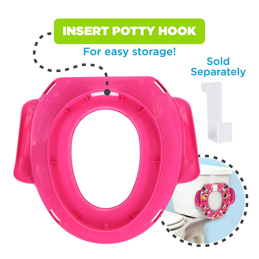 Ginsey Minnie MouseMad About Minnie Soft Potty Seat